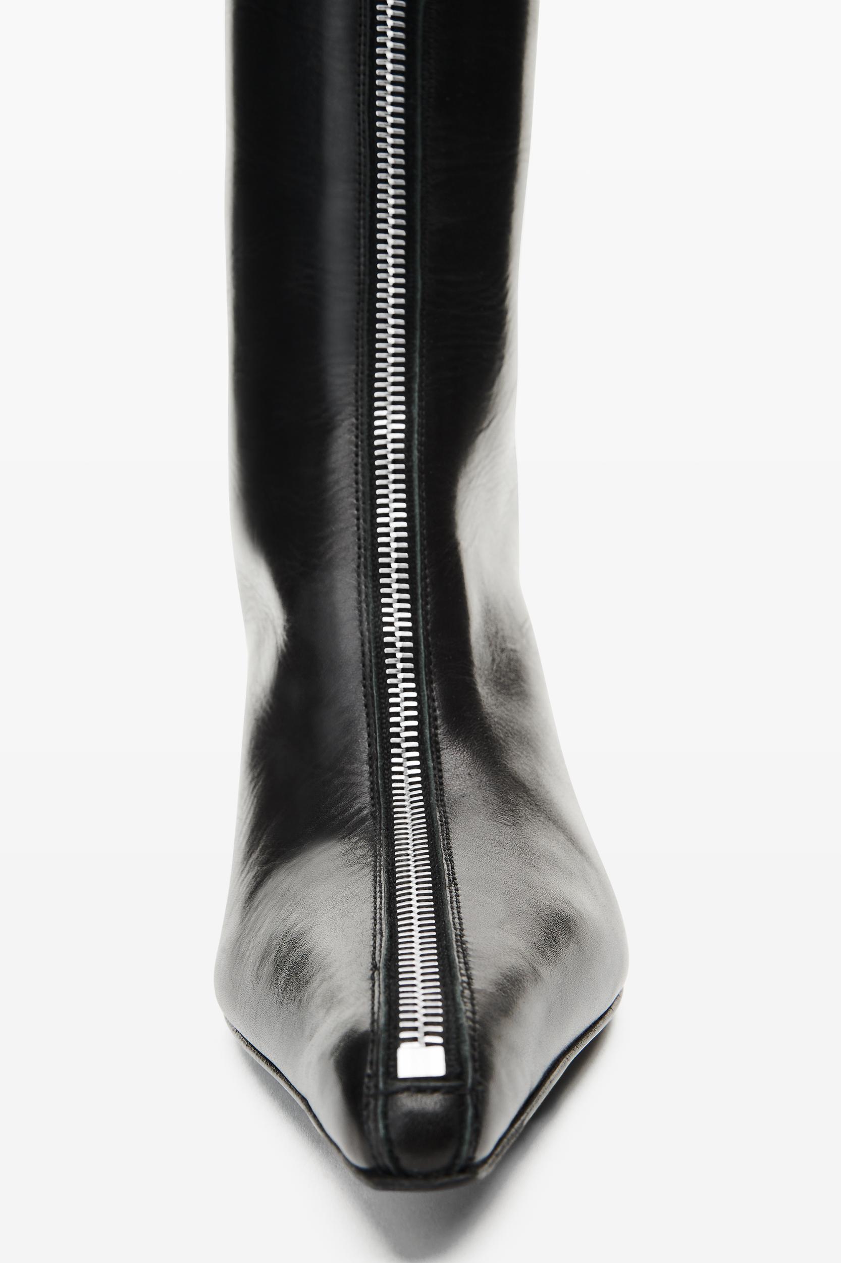 Black Leather Vera Boot  Product Image