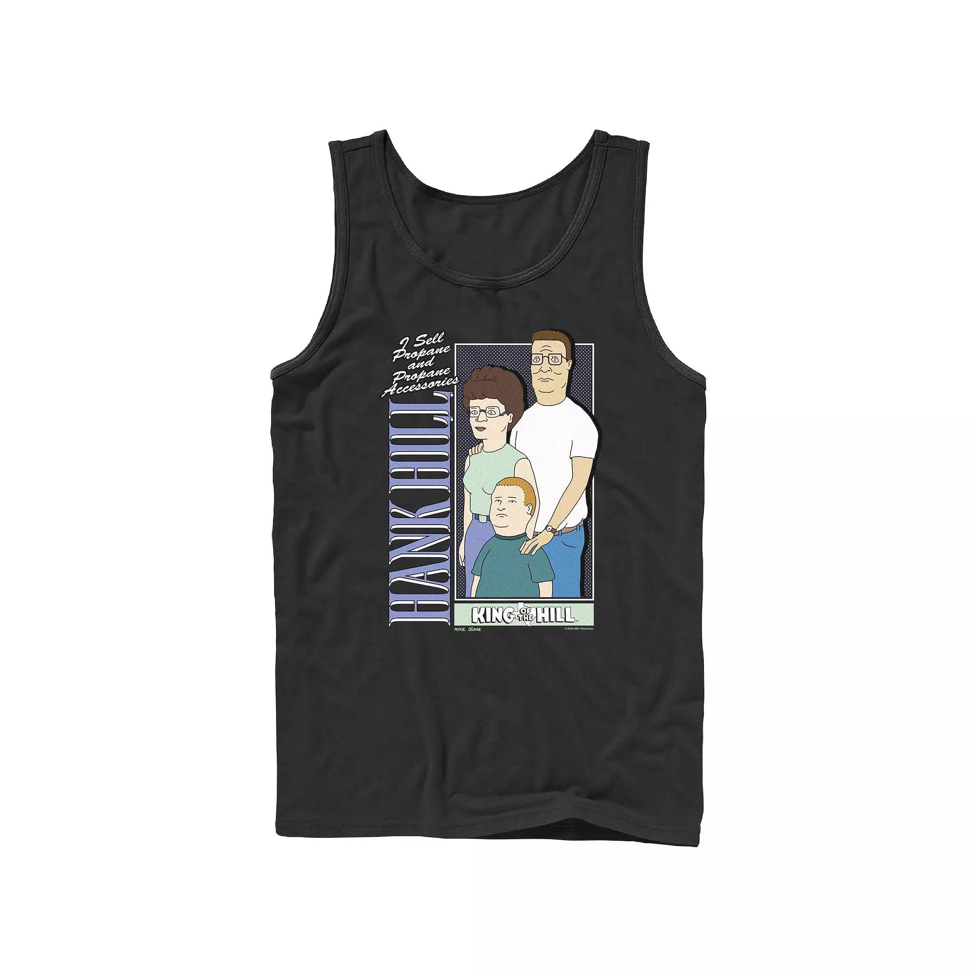 Men's King Of The Hill Hank Hill Family Graphic Tank,  Product Image