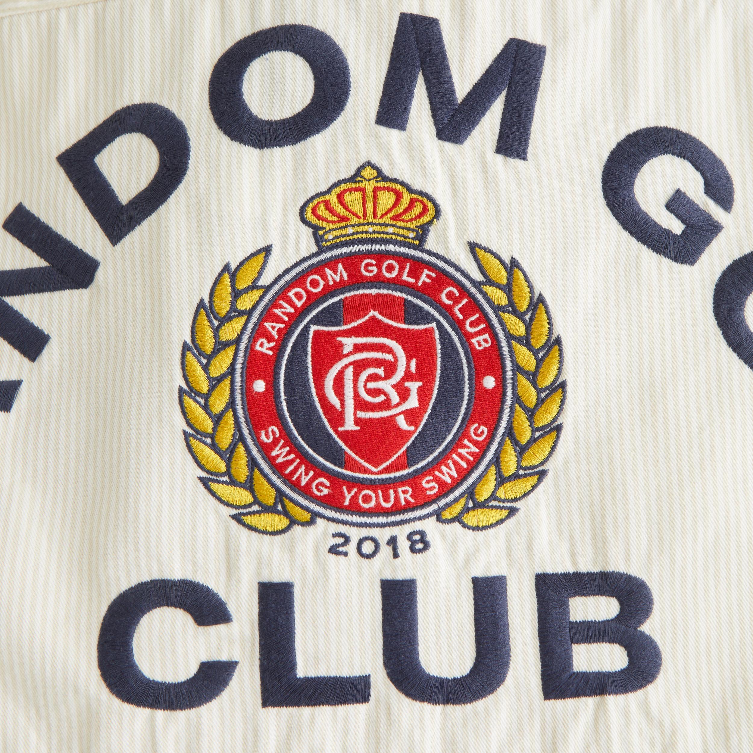 Short-Sleeve Cropped Random Golf Club Button-Up Shirt Product Image