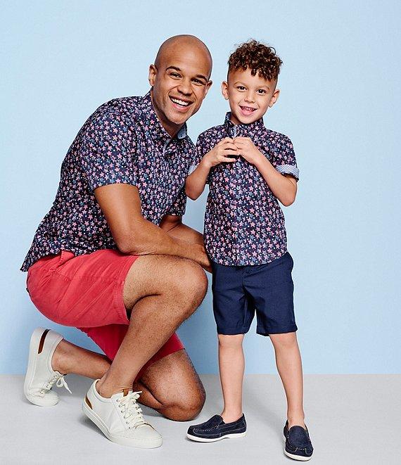 Johnston & Murphy Garment-Dye 9#double; Inseam Stretch Chino Shorts Product Image