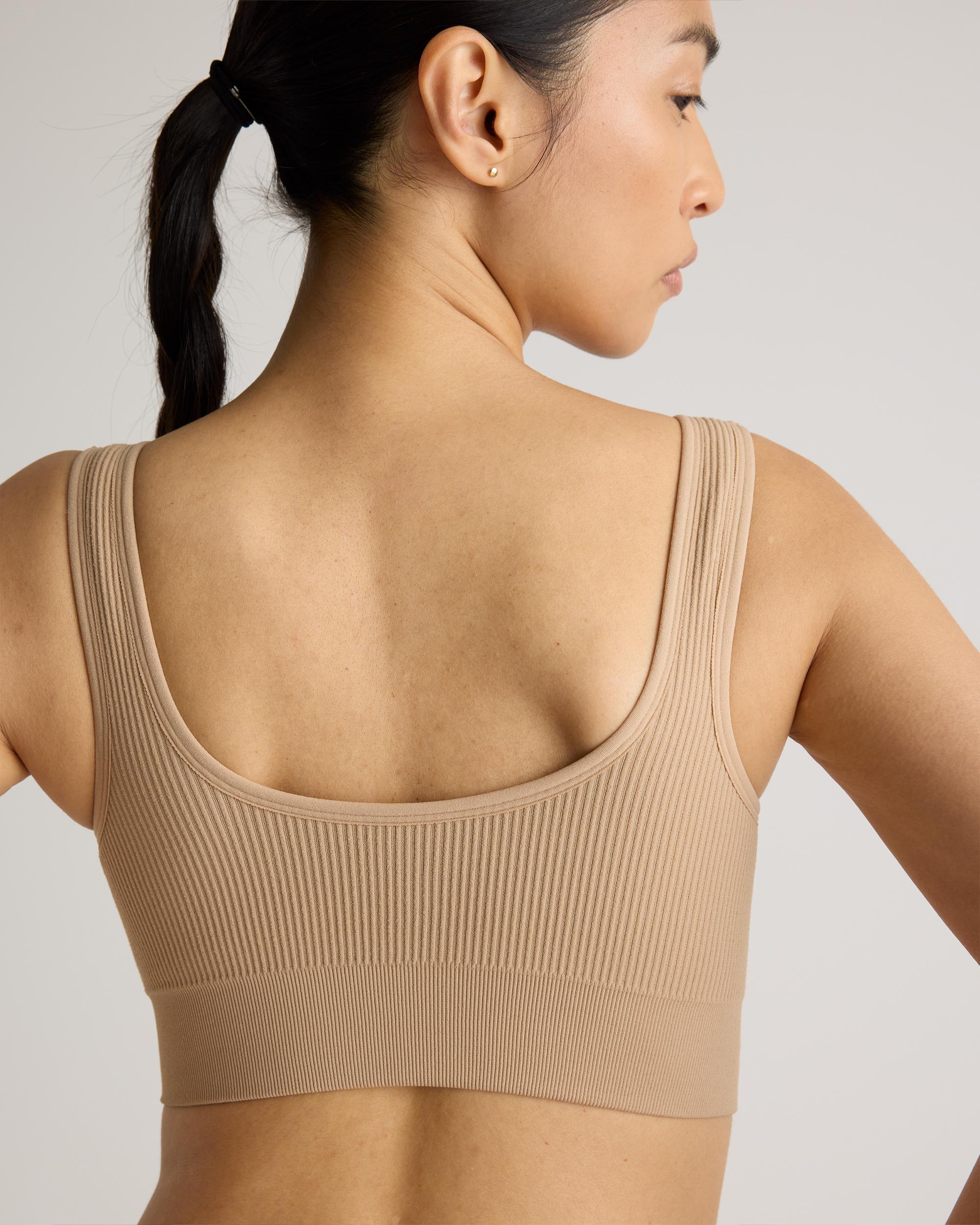 Quince | Women's Comfort Rib Tank Top Bralette Nylon/Spandex Product Image