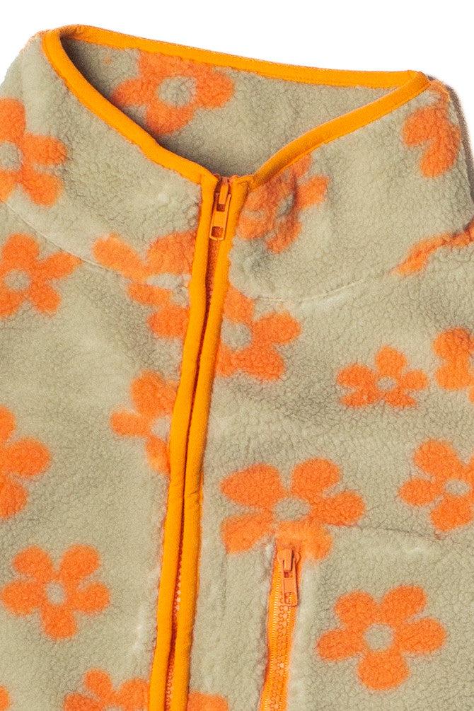 Daisy Fleece Zip Up Vest Product Image