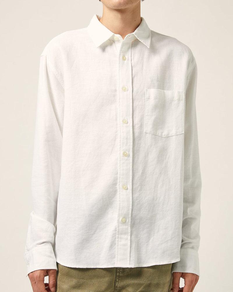 Linen Cotton LS - White Product Image