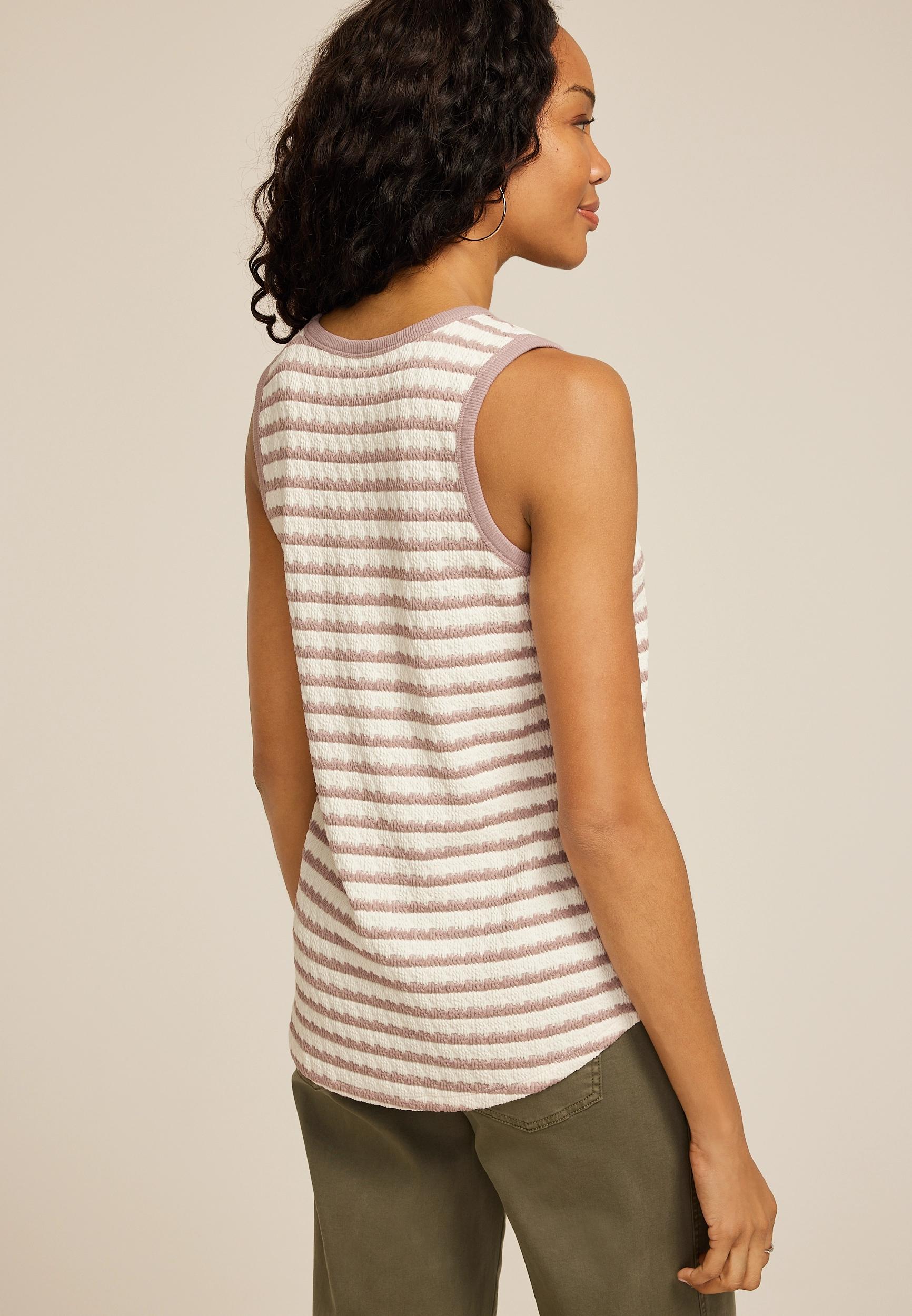 24/7 Jacquard Striped Tank Top Product Image