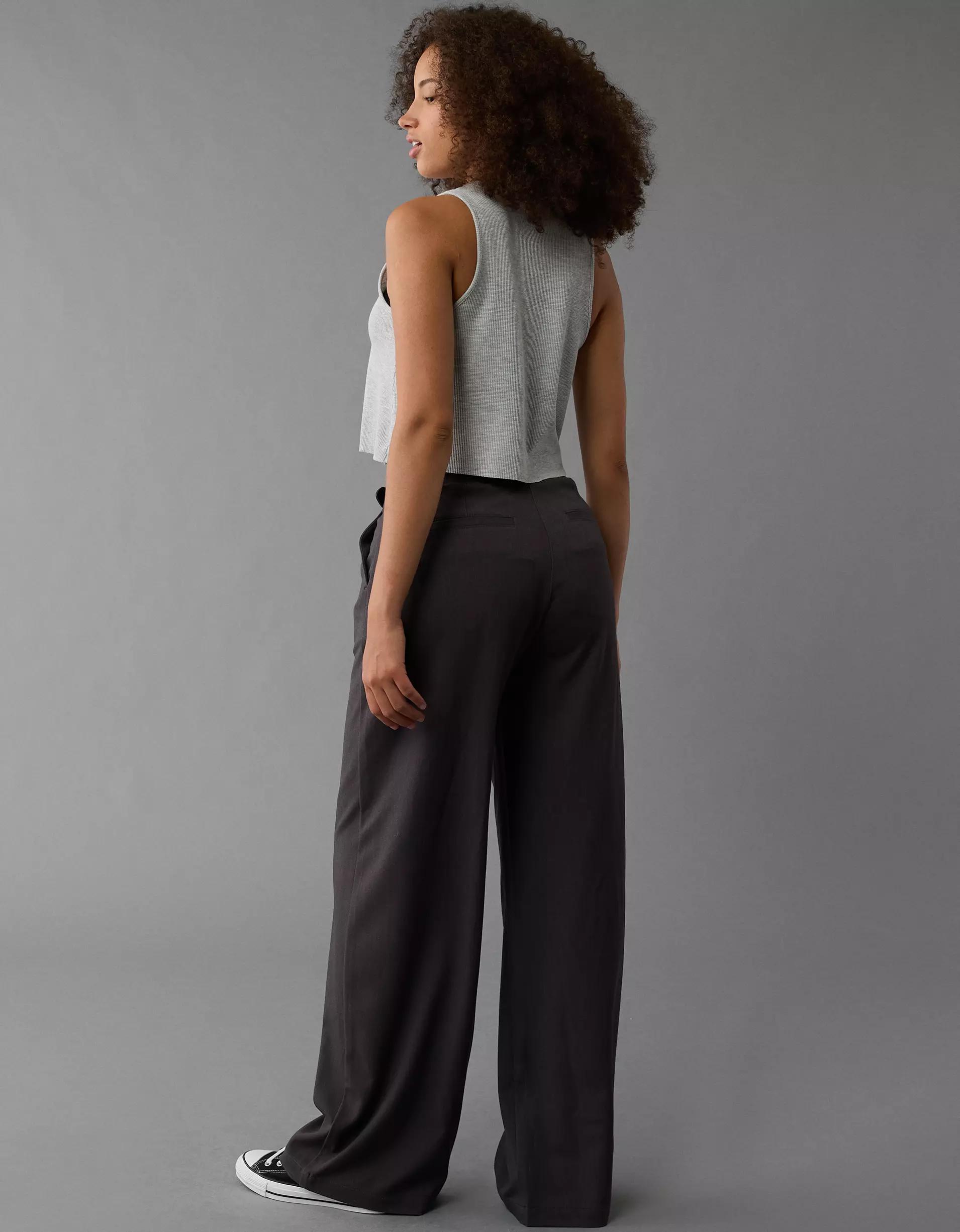 AE Curvy High-Waisted Poppy Trouser Product Image