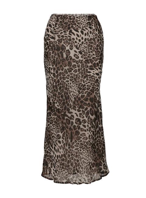 Manda Maxi Skirt Leopard Product Image
