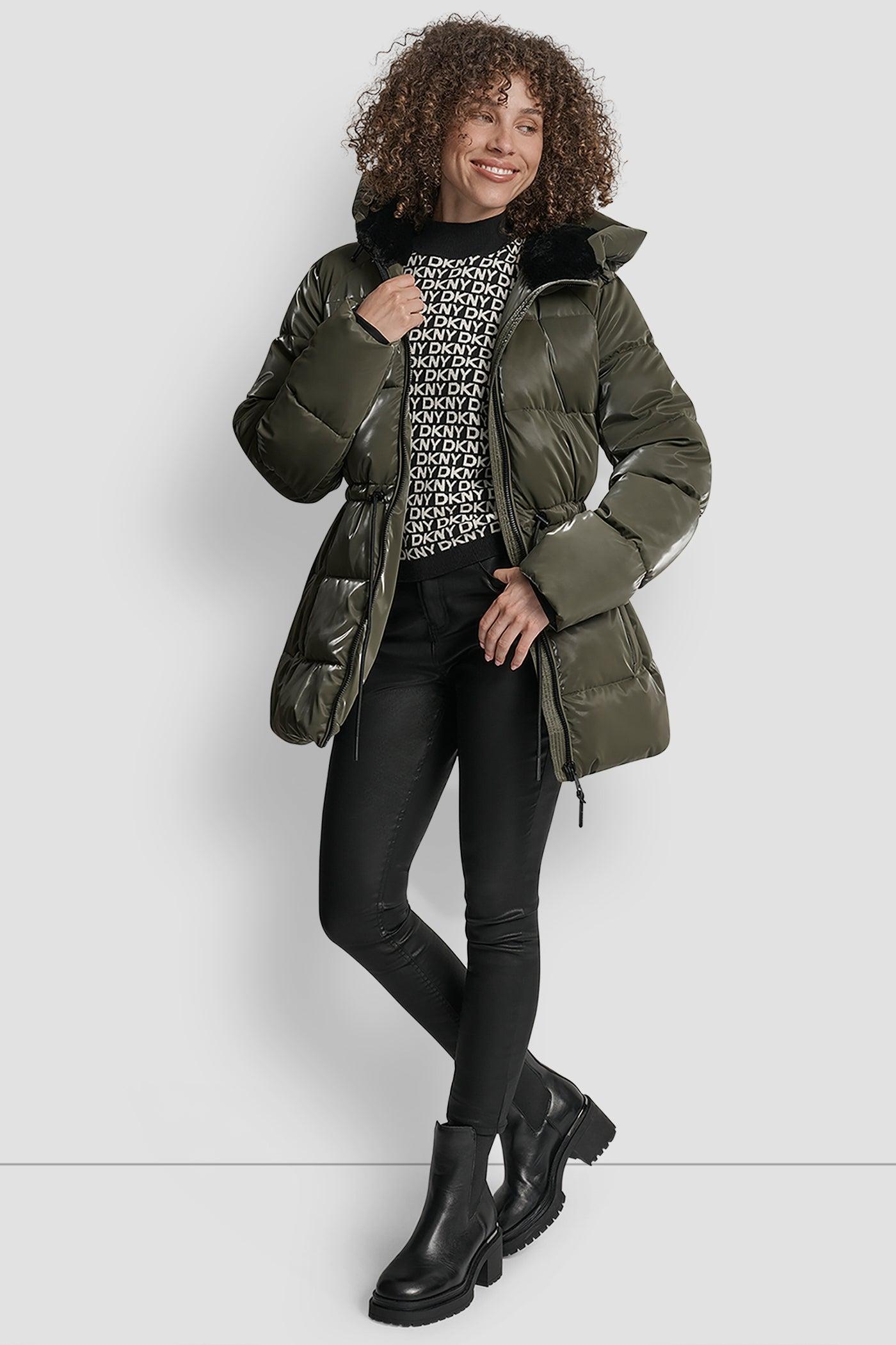MID LENGTH LUSH PUFFER JACKET Product Image