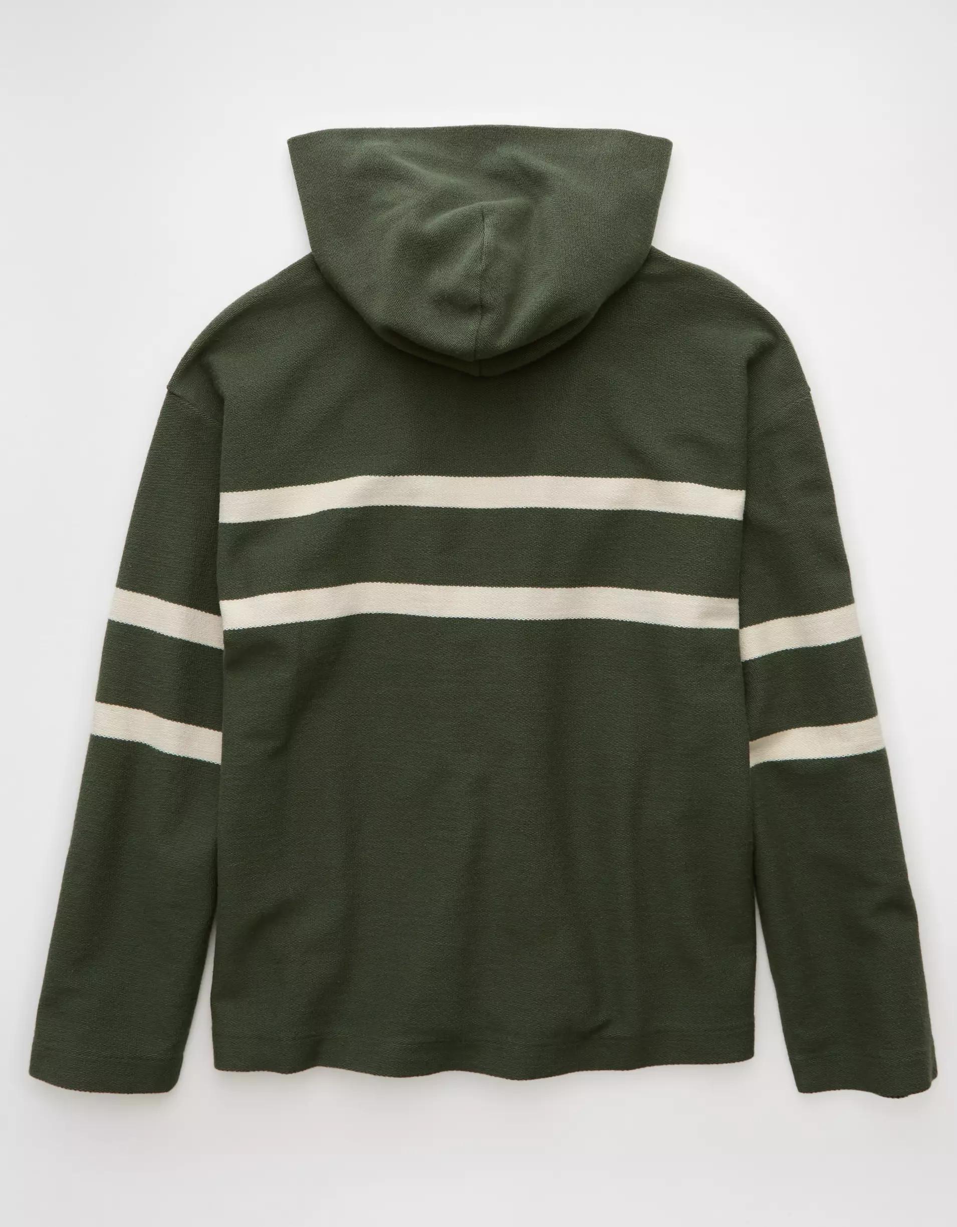 AE Striped Terry Baja Hoodie Product Image