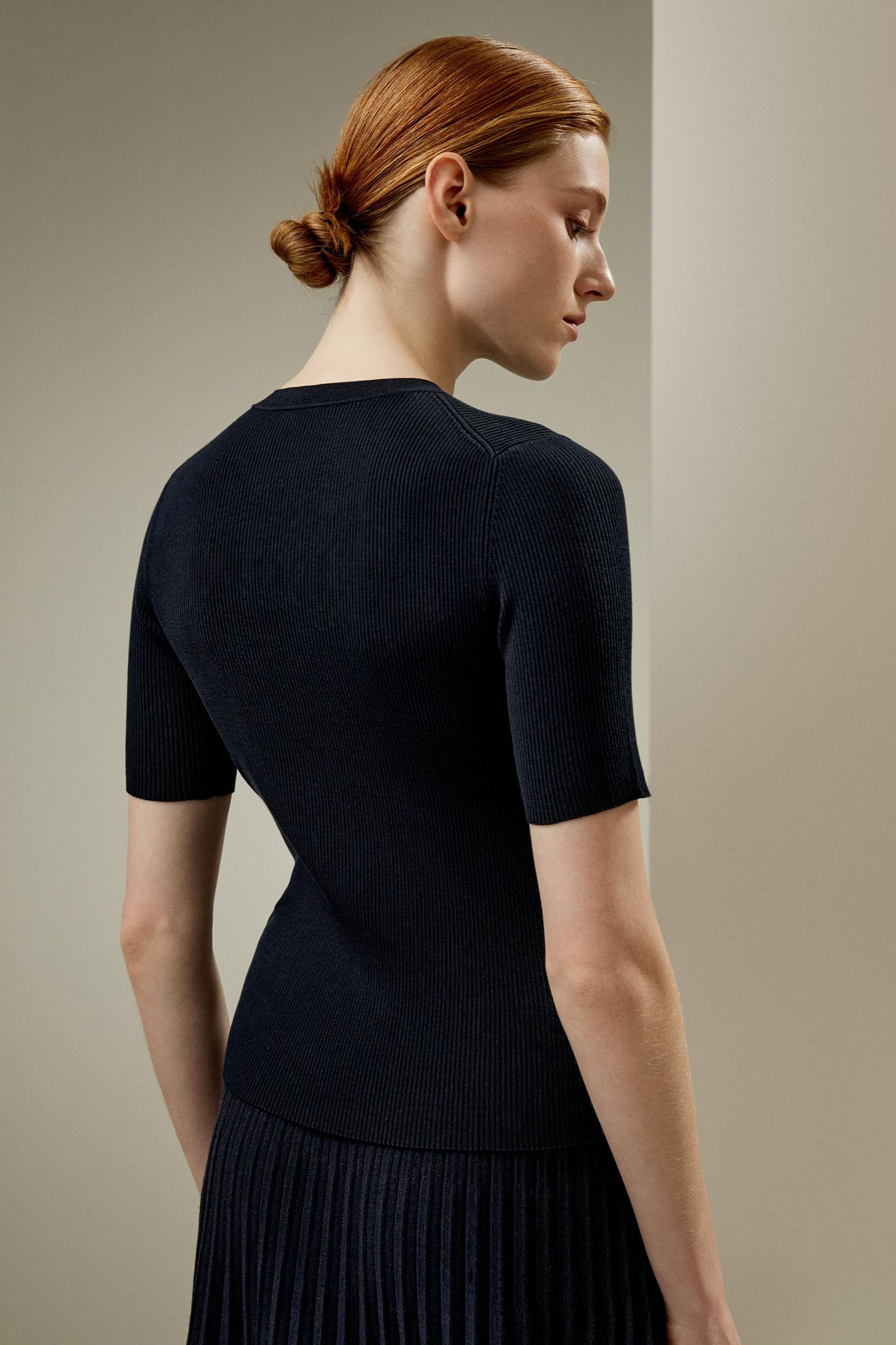 Essential Silk Knit Top Product Image