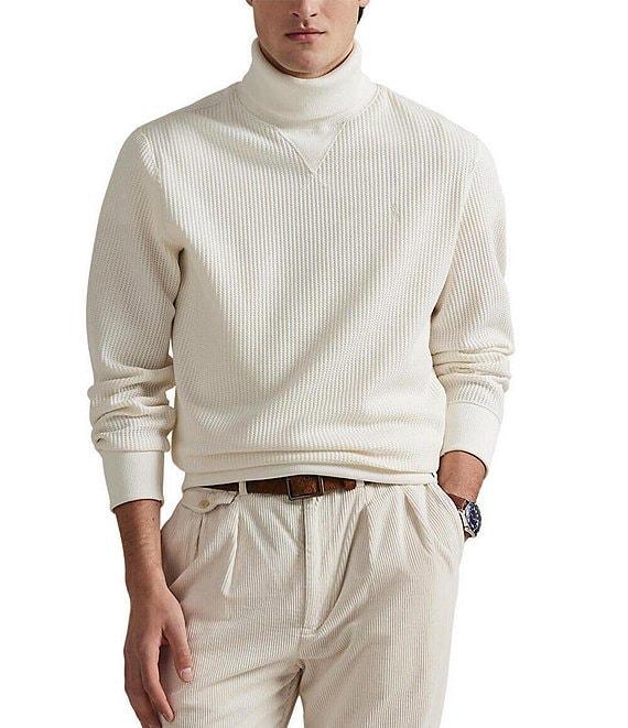 Polo Ralph Lauren Waffle-Knit Fleece Turtleneck Product Image
