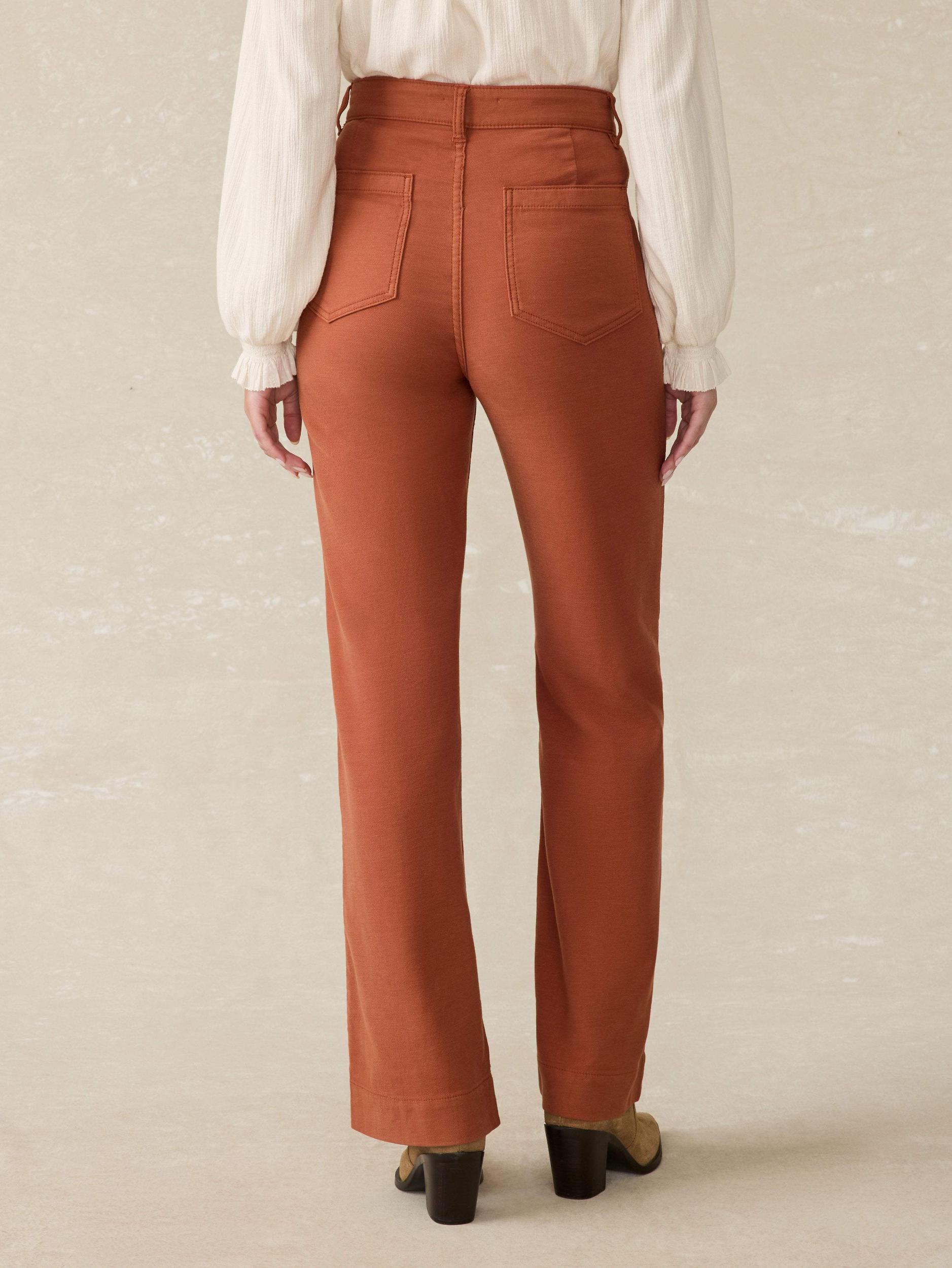 Stretch Terry Patch Pocket Pant - Imperial Topaz Female Product Image