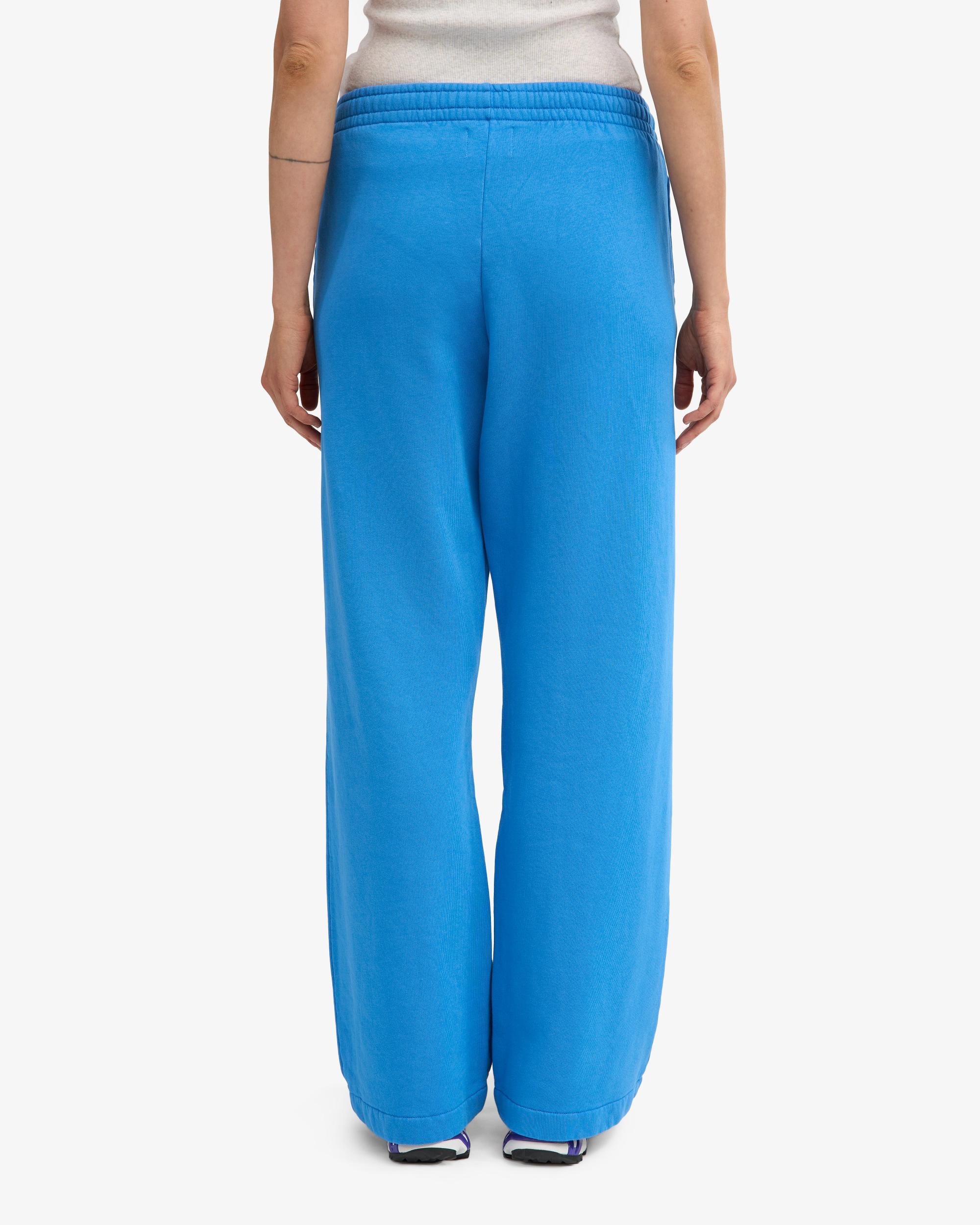 Organic Straight Leg Sweatpants - Pacific Blue Product Image