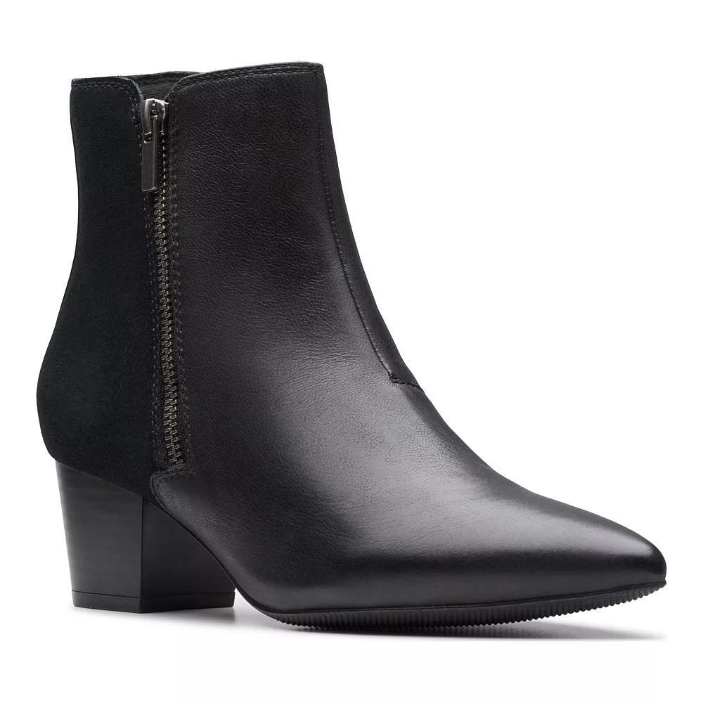 Clarks® Ellanie Vibe Women's Leather Ankle Boots,  Product Image