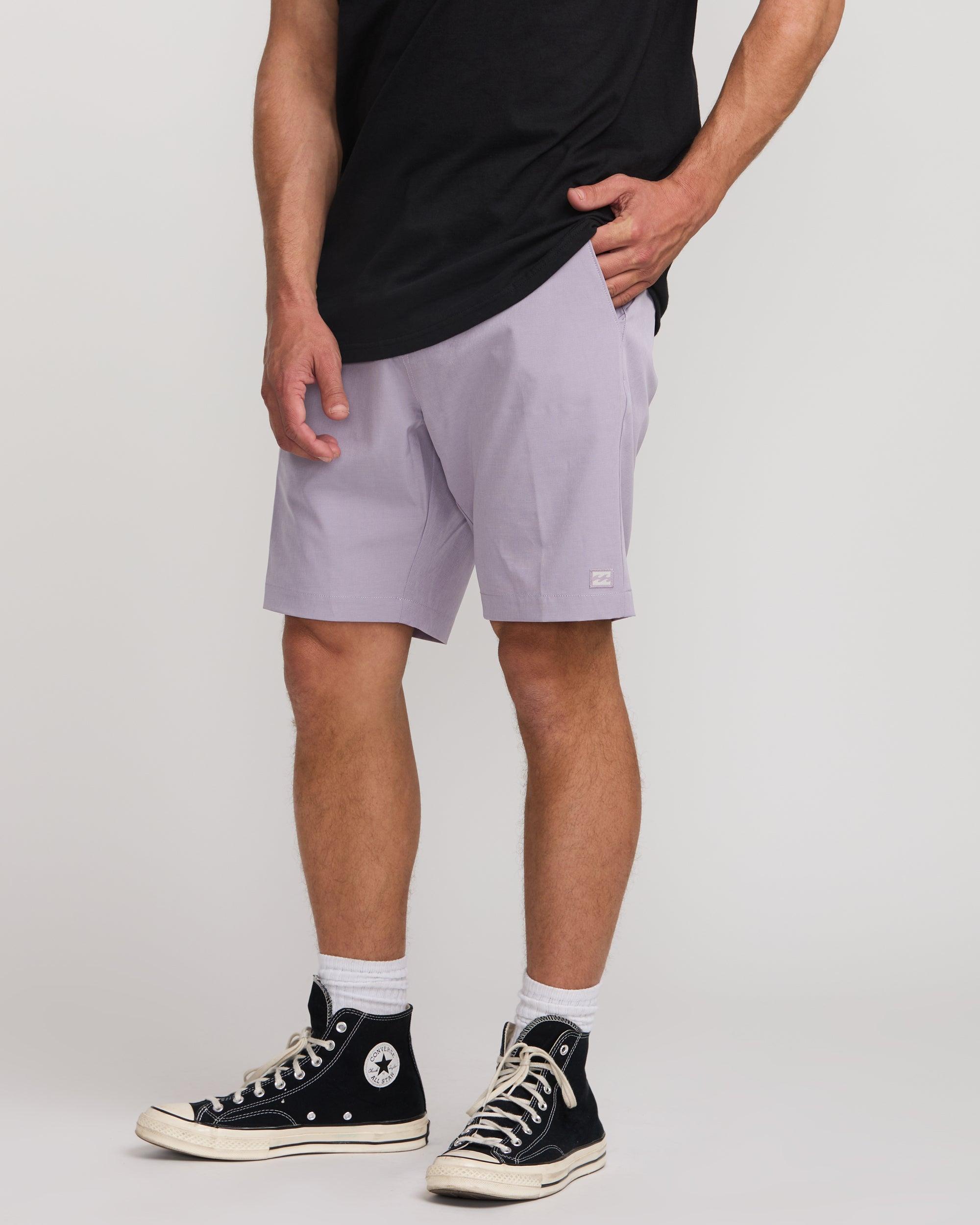 Crossfire Submersible 19" Hybrid Shorts - Light Purple Male Product Image