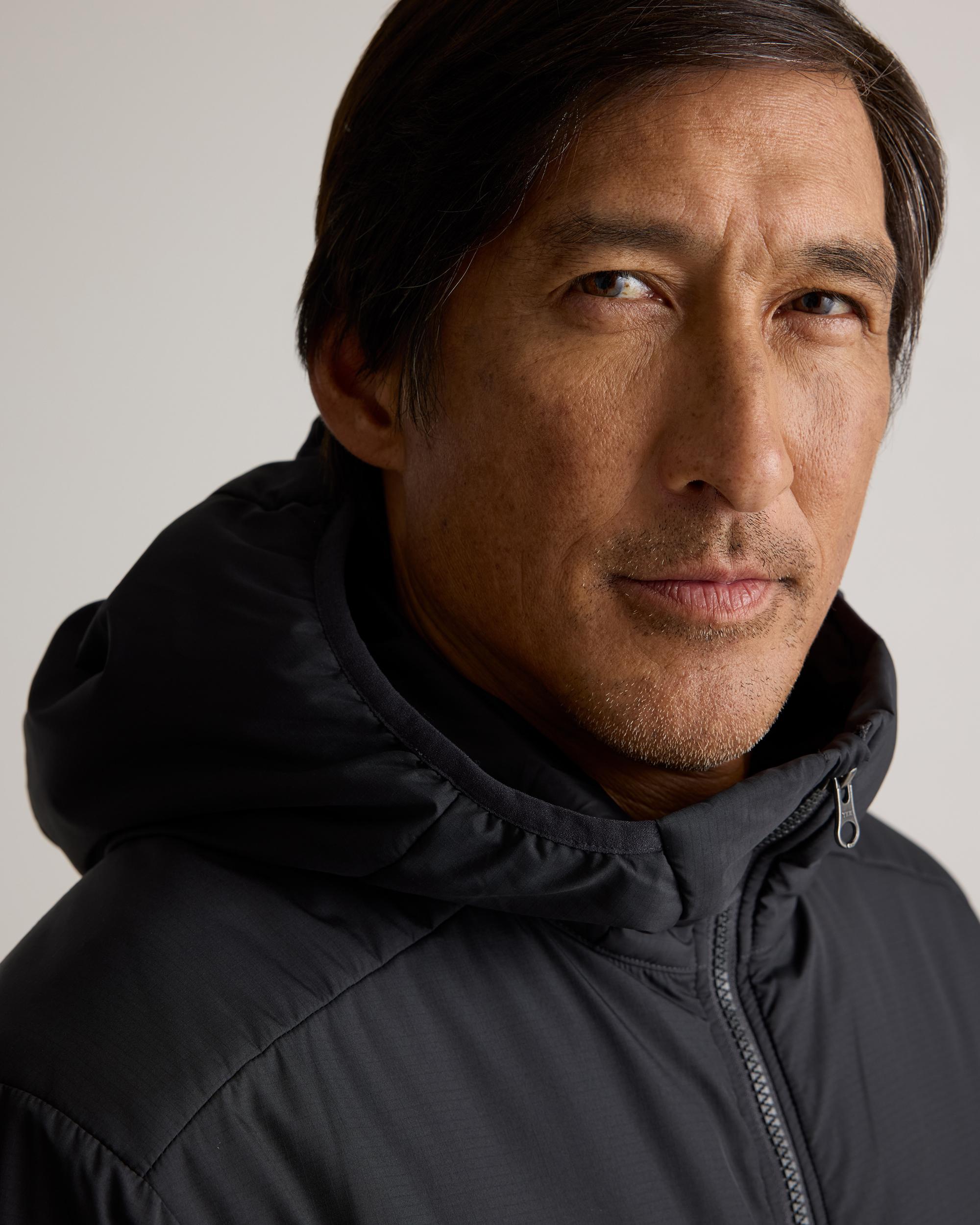 Quince | Men's Hybrid Insulated Lightweight Hooded Jacket Size XL, 100% Polyester Product Image