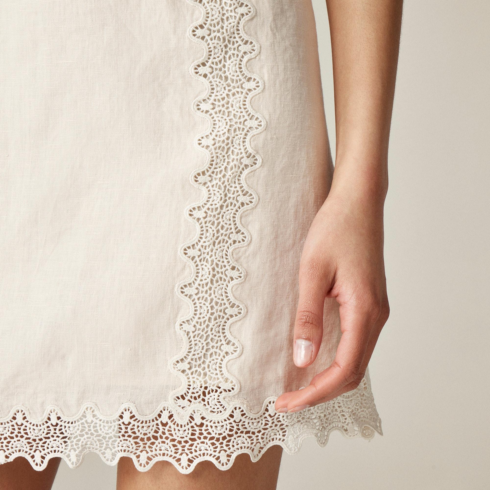 Lace-trim shift dress Product Image