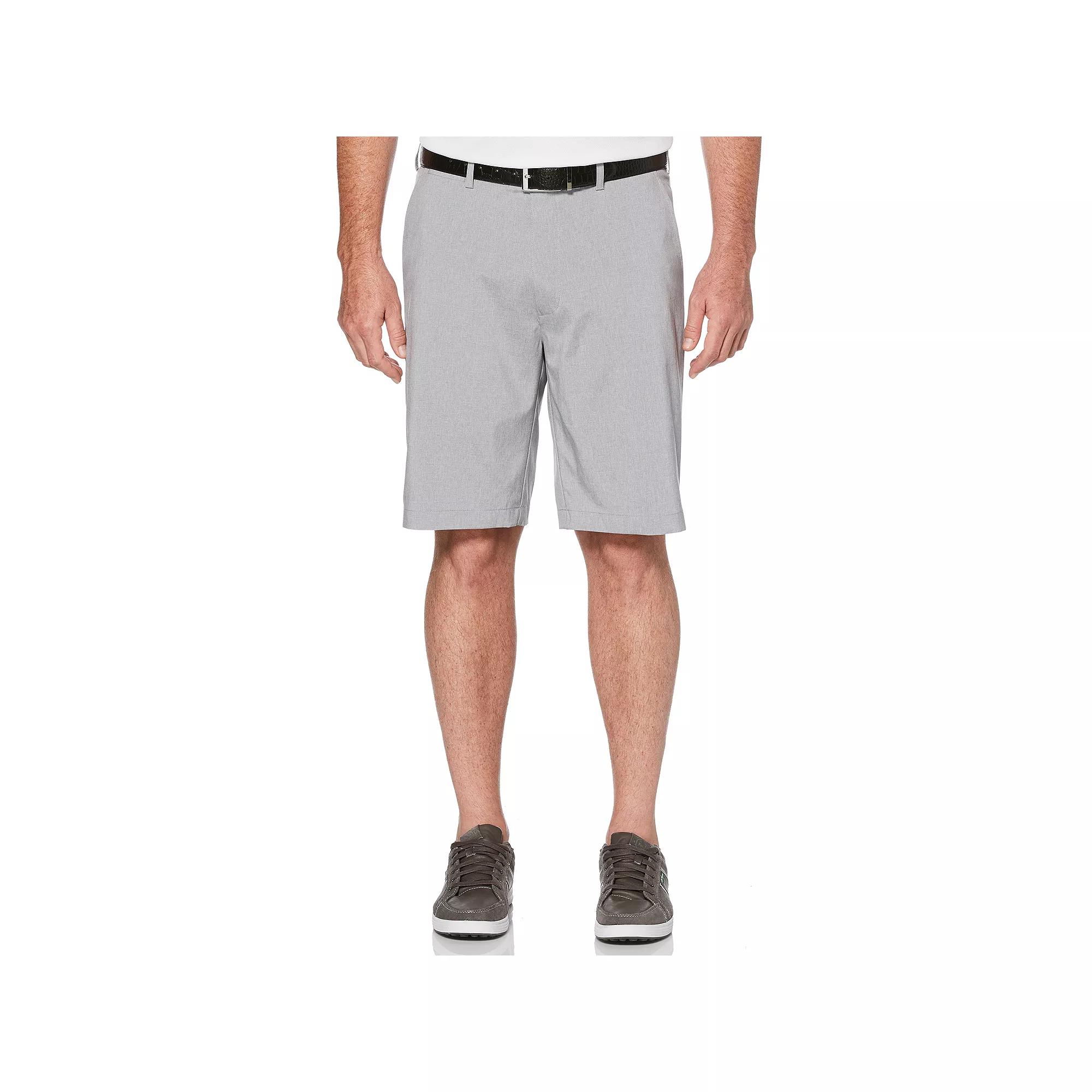 Men's Grand Slam 9" Active Waistband Stretch Golf Shorts, Size: 34, Light Gray Grey Product Image