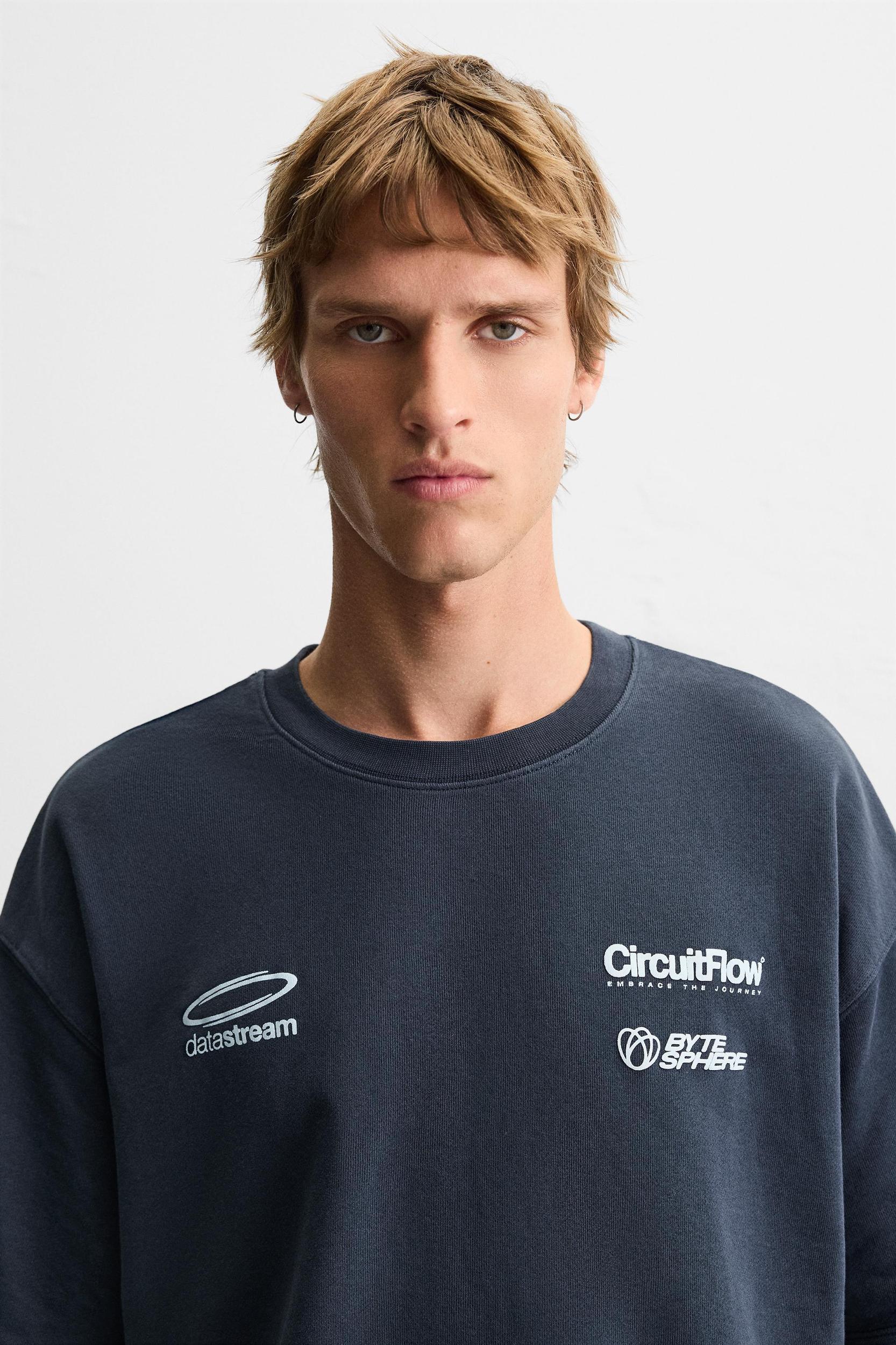 GRAPHIC PRINT SWEATSHIRT Product Image