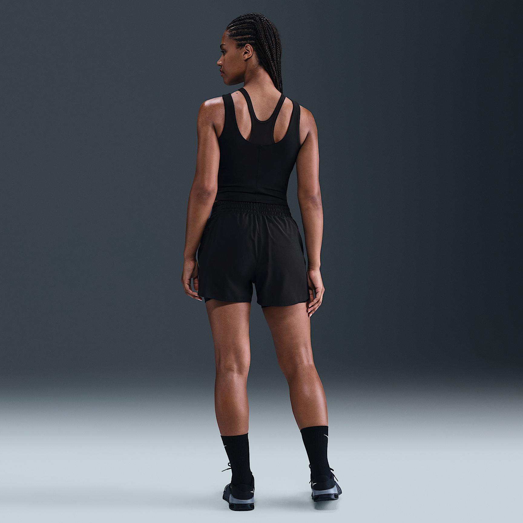 Nike Womens One Fitted Dri-FIT Cropped Tank Top | HV3653-652 Product Image