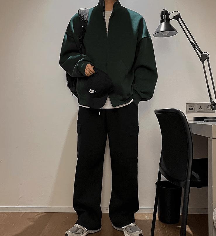 RT No. 9746 FULL ZIP-UP SWEATER Product Image