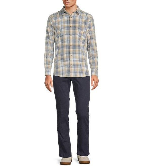 Rowm The Nomad Long Sleeve Medium Plaid Washed Corduroy Shirt Product Image