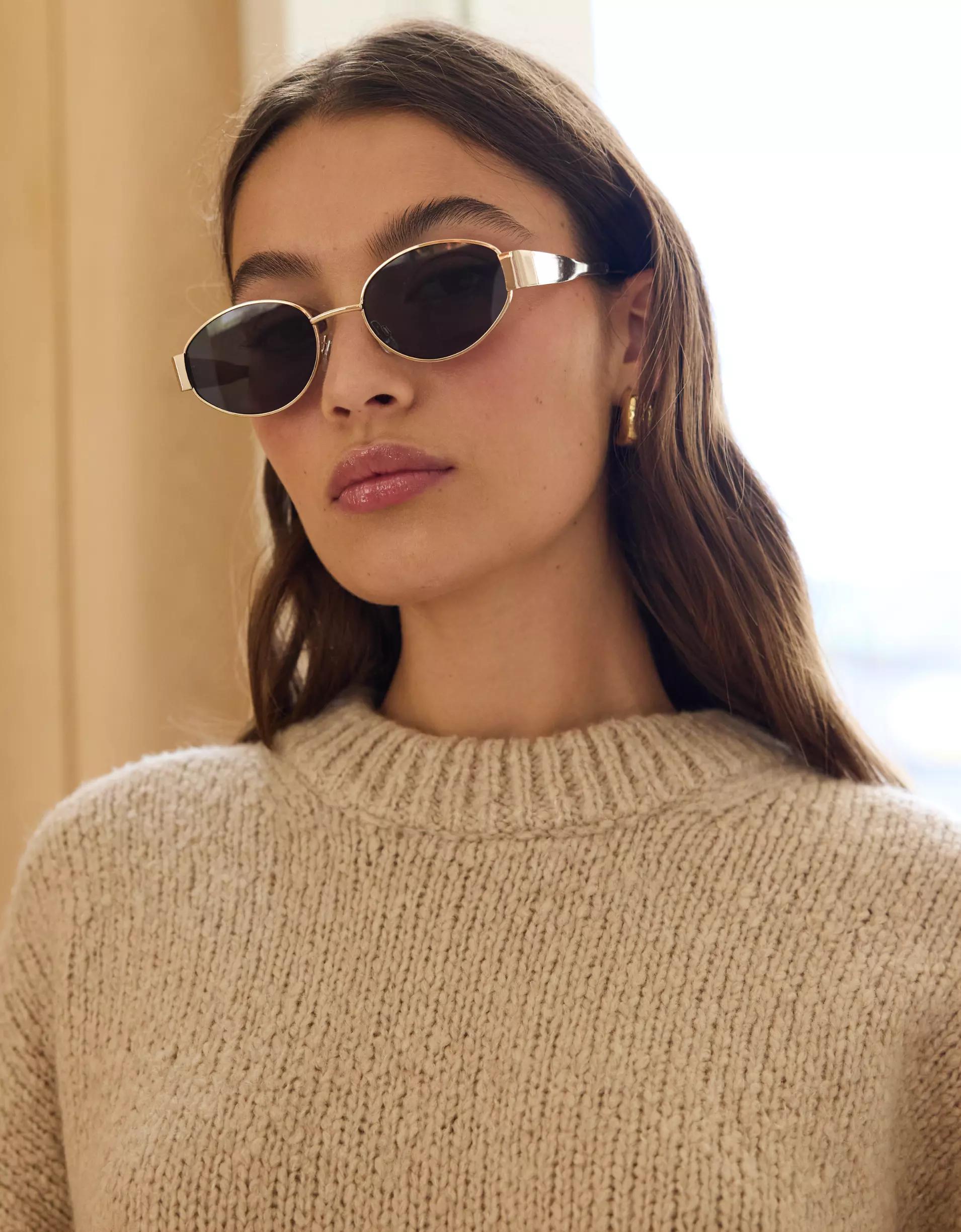 AE77 Premium Cocoon Crew Neck Sweater Product Image