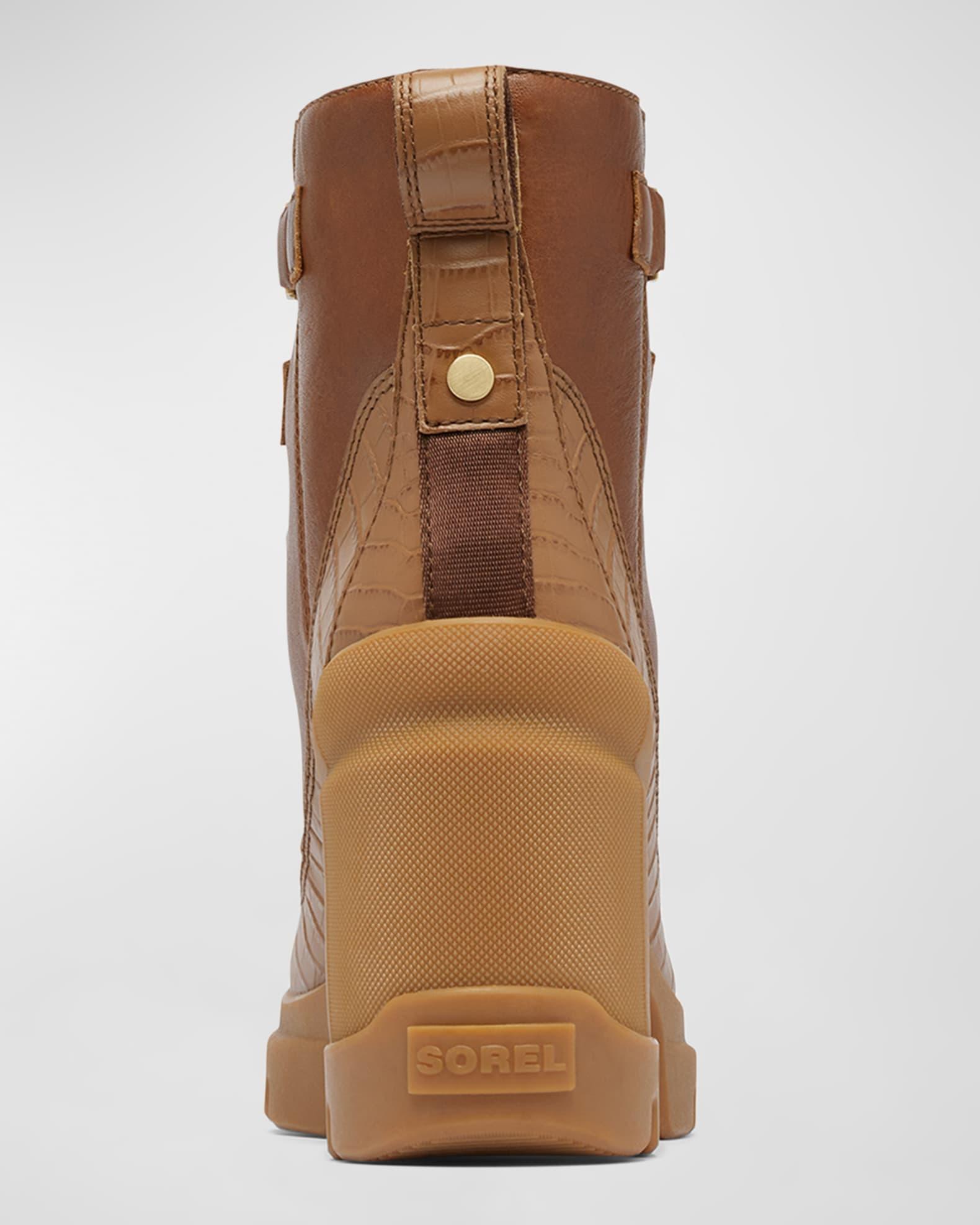 Caribou Leather Winter Heeled Booties Product Image