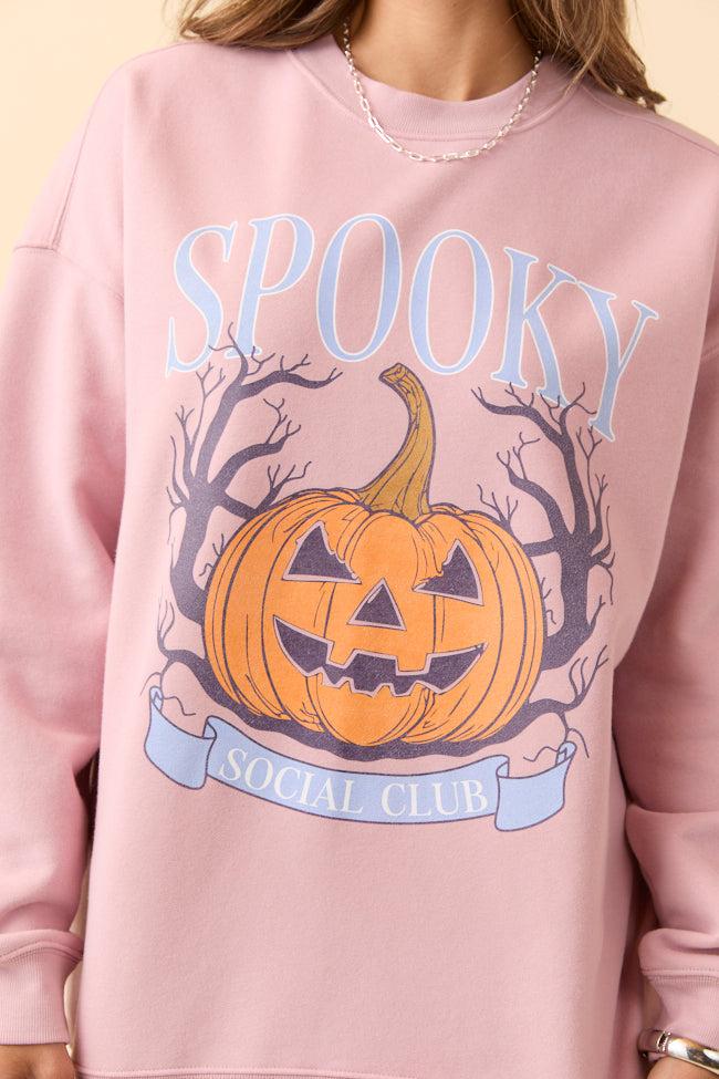Spooky Social Club Mauve Graphic Sweatshirt Product Image