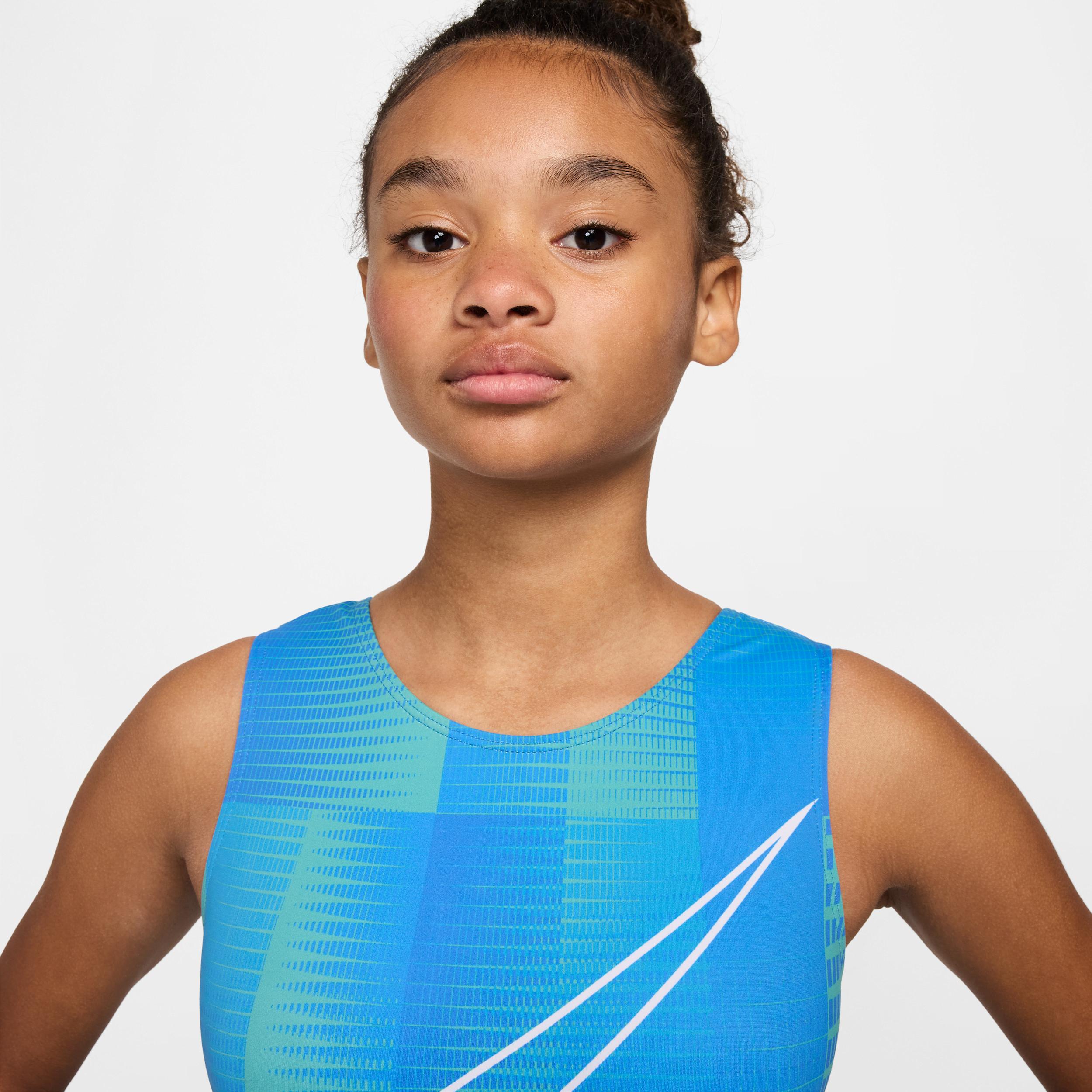 Nike Womens Gymnastics Repeat Printed Performance Leotard | NKA008-175 Product Image