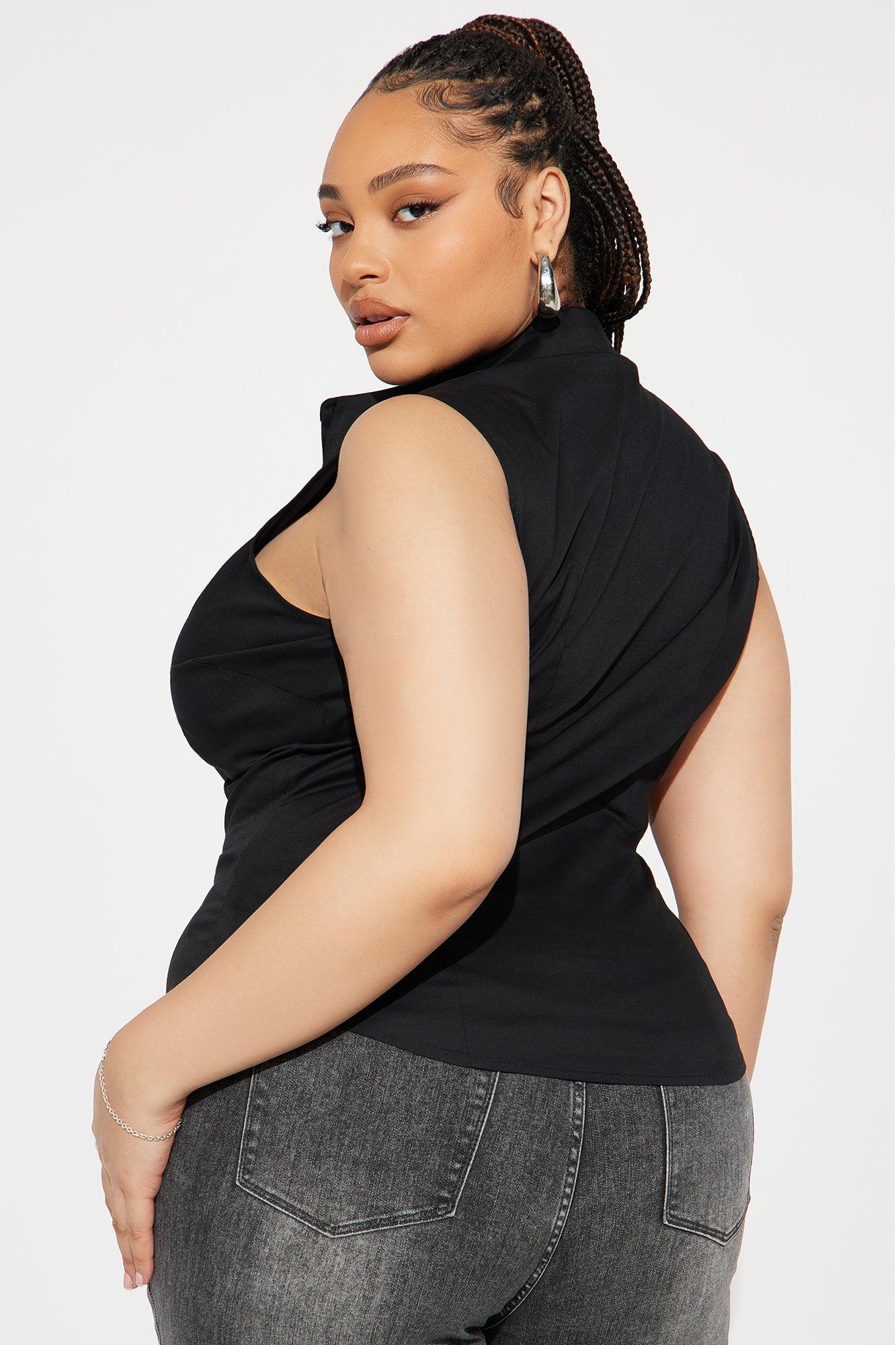 Brisa Poplin Shirt - Black Product Image