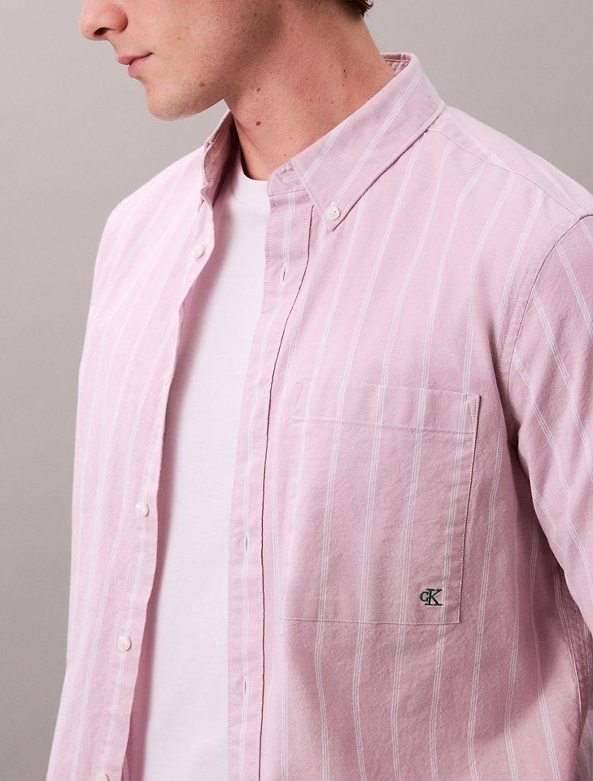 Striped Oxford Classic Button-Down Shirt Product Image