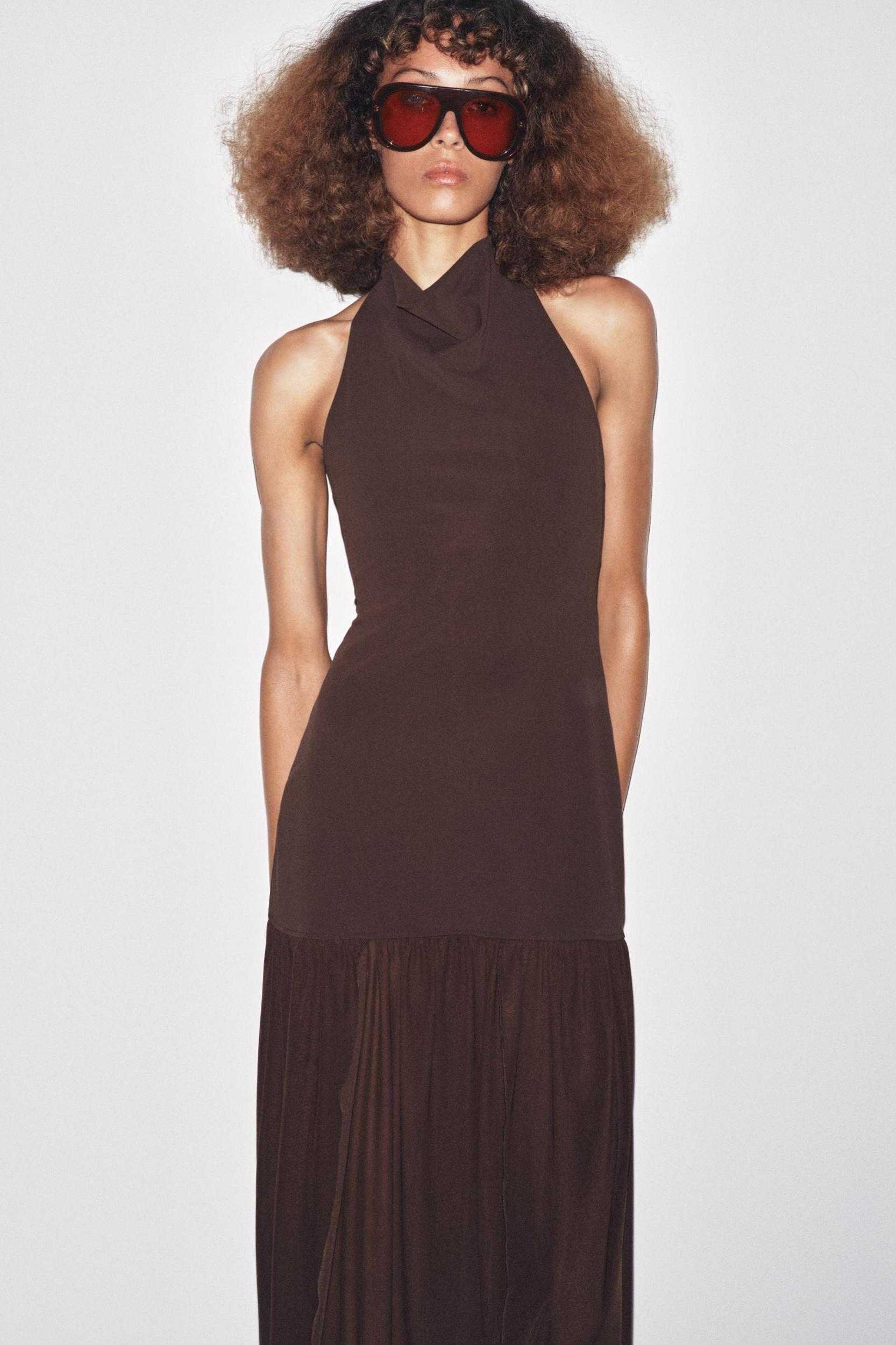 COMBINATION HALTER DRESS Product Image