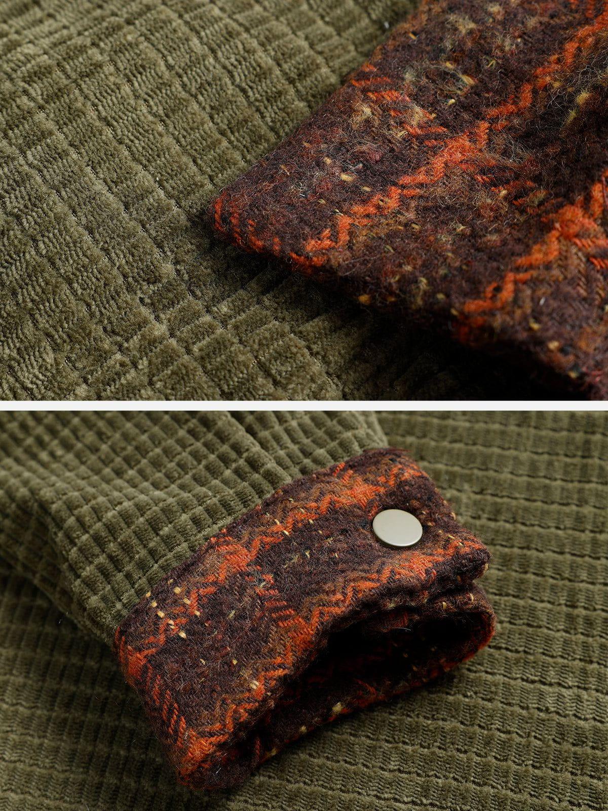 Aelfric Eden Corduroy Plaid Jacket Product Image