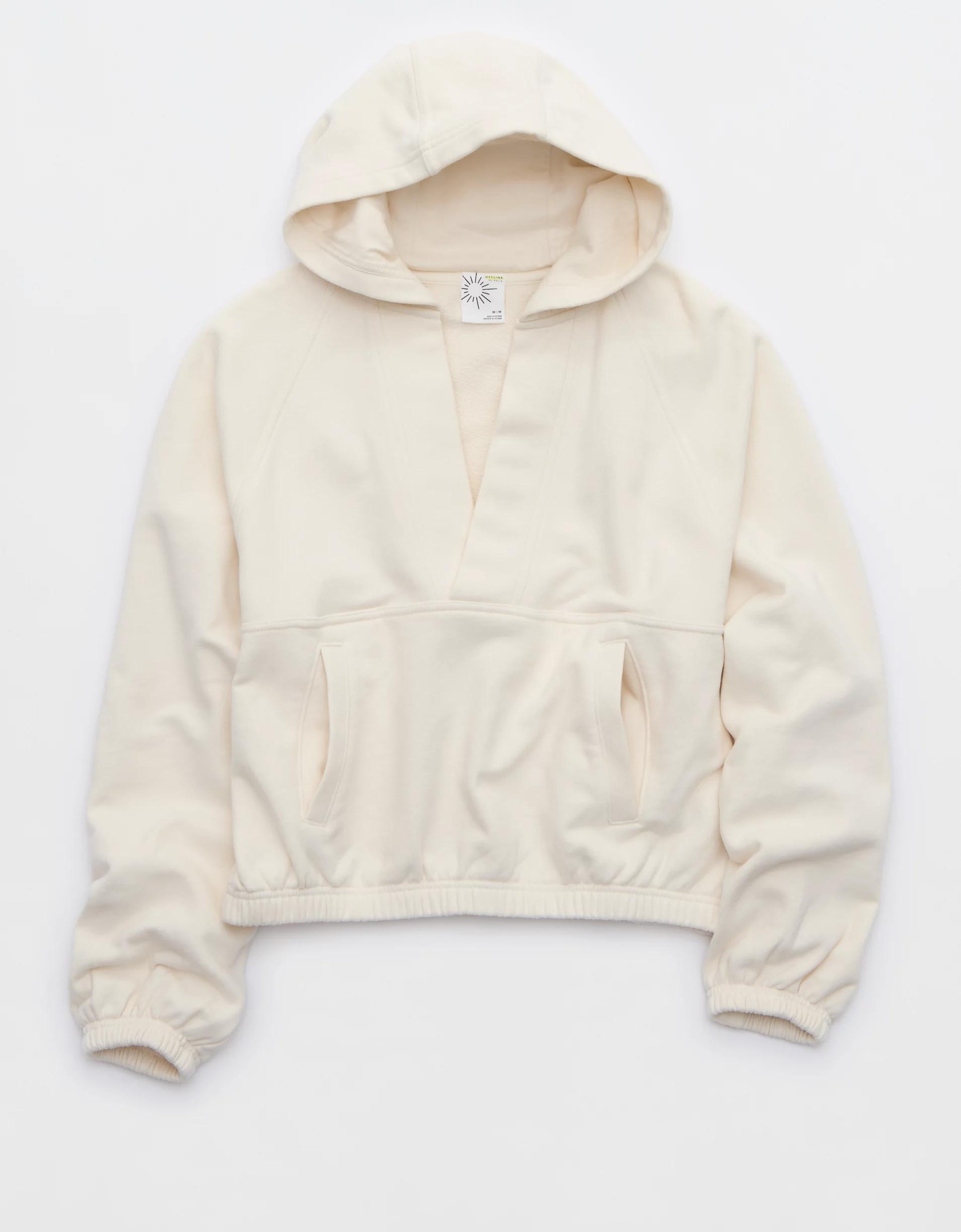 OFFLINE By Aerie Throwback V-Neck Hoodie Product Image