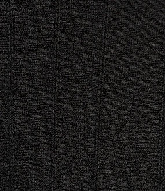 DKNY By Donna Karan Cotton Blend Crew Neck Sleeveless Knit Top Product Image