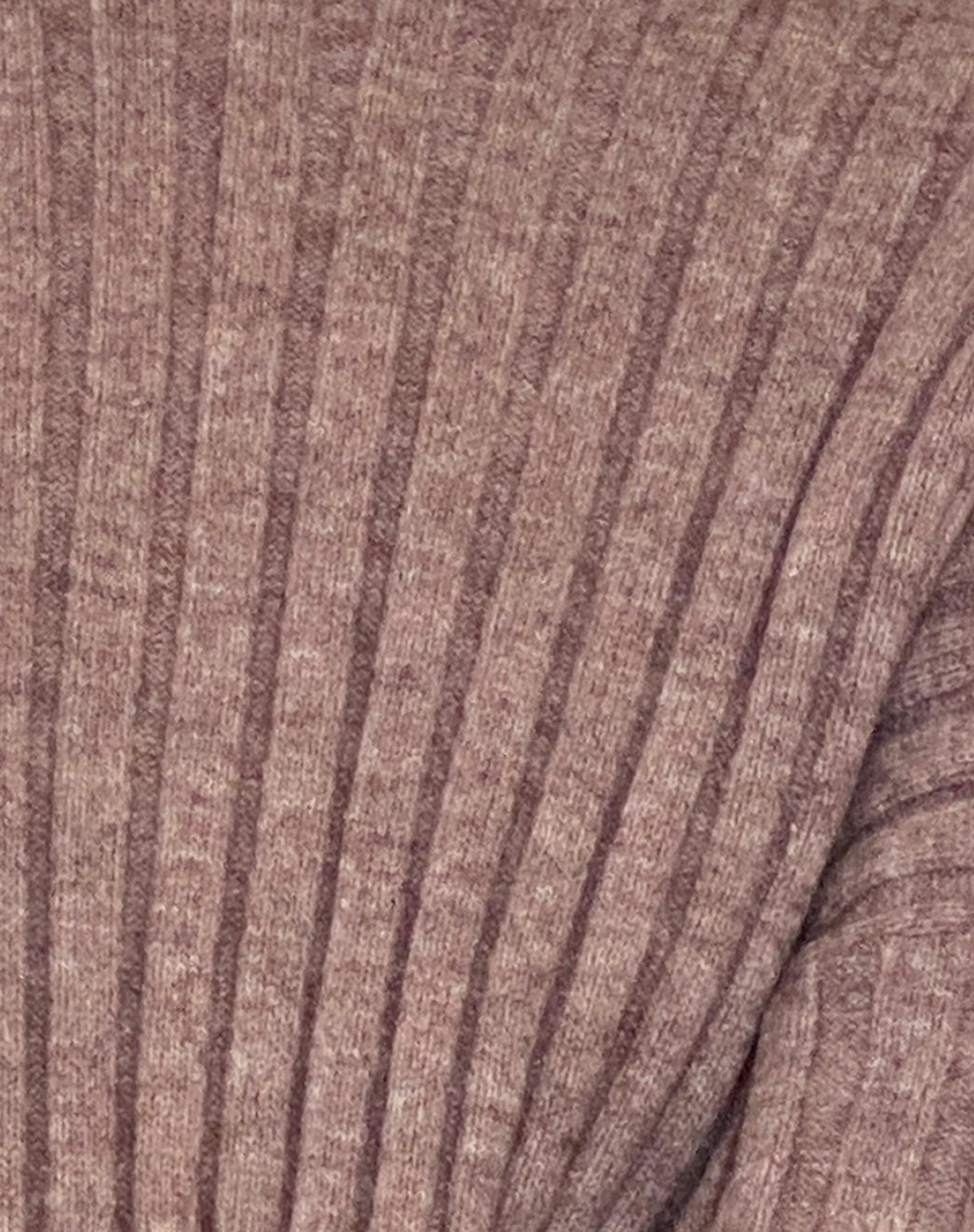 Judah Oversized Chunky Rib Knit Jumper in Taupe Female Product Image