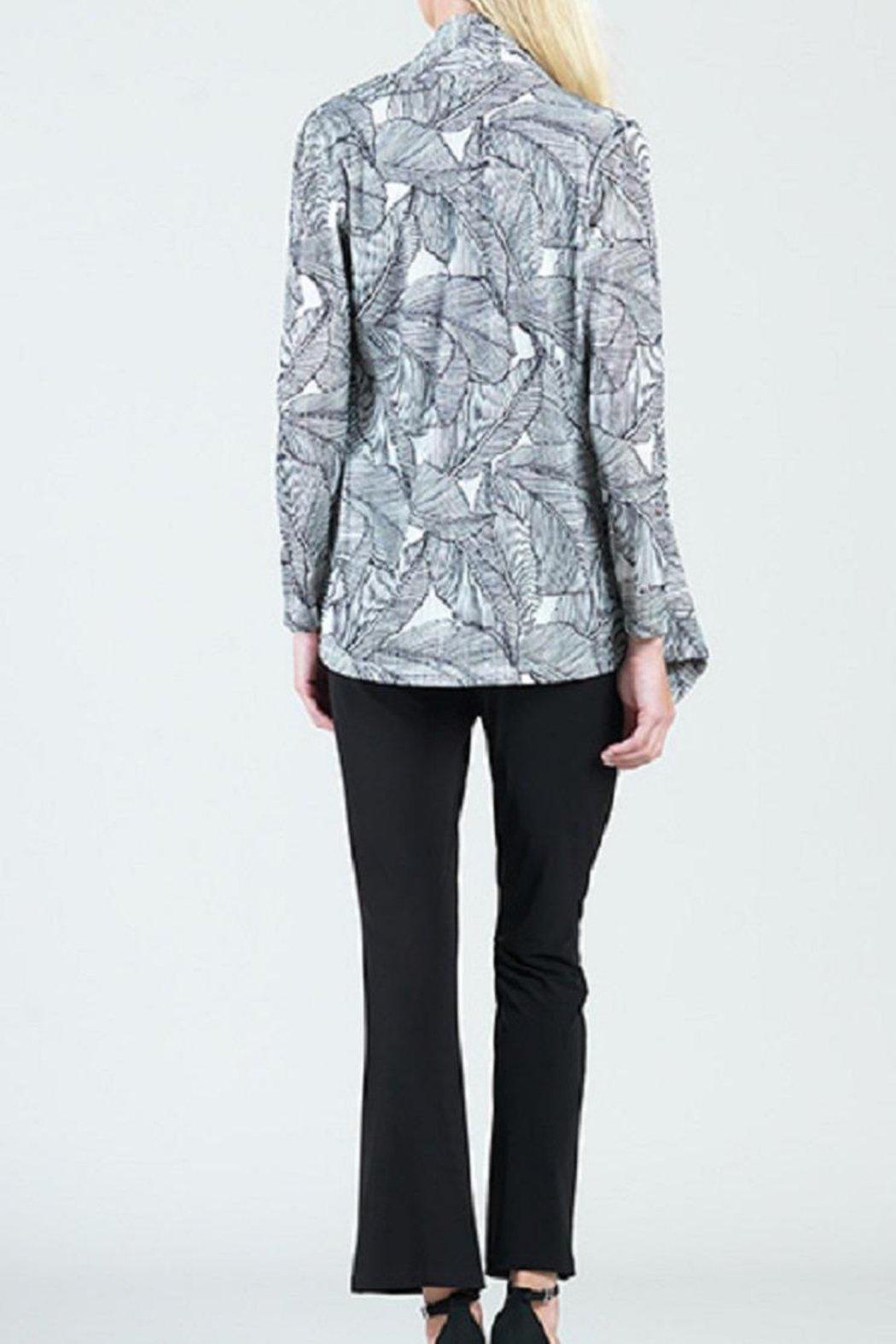 Ivory/black Leafprint Cardiganset Product Image