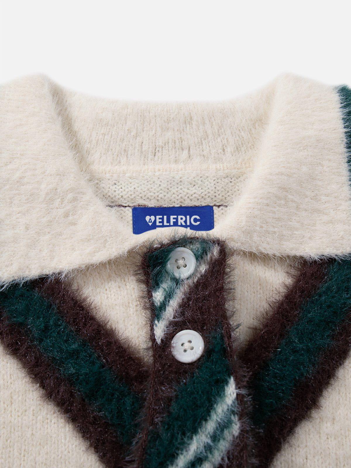 Aelfric Eden Stripe Tie Layered Sweater Female Product Image