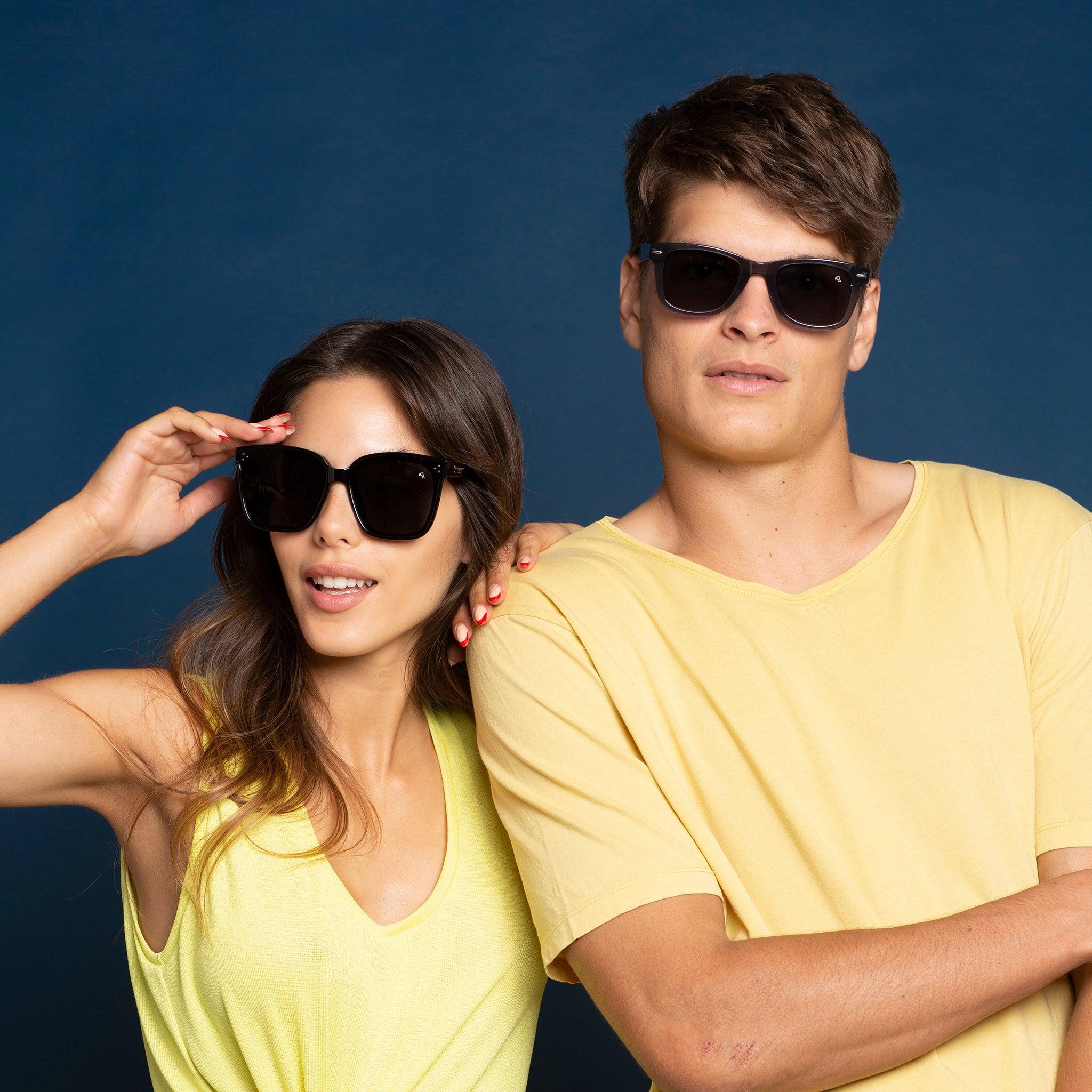 Biscayners Warren Black Sunglasses Unisex Product Image