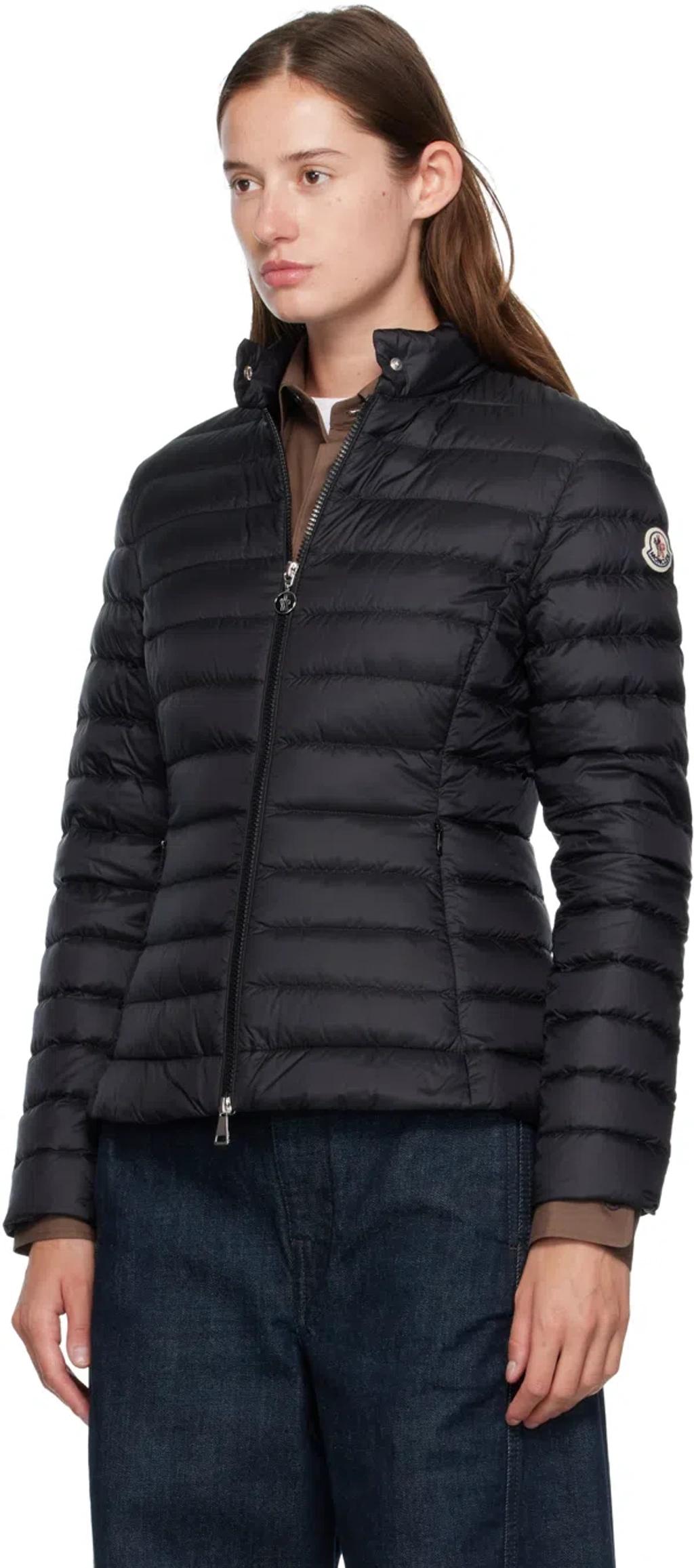 MONCLER Polyamide Igelle Jacket High Collar Quilted In Black Product Image
