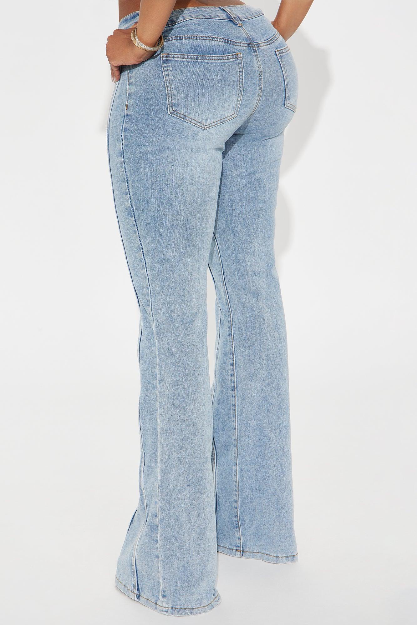 Brooke Low Rise Stretch Flare Jeans - Light Wash Female Product Image