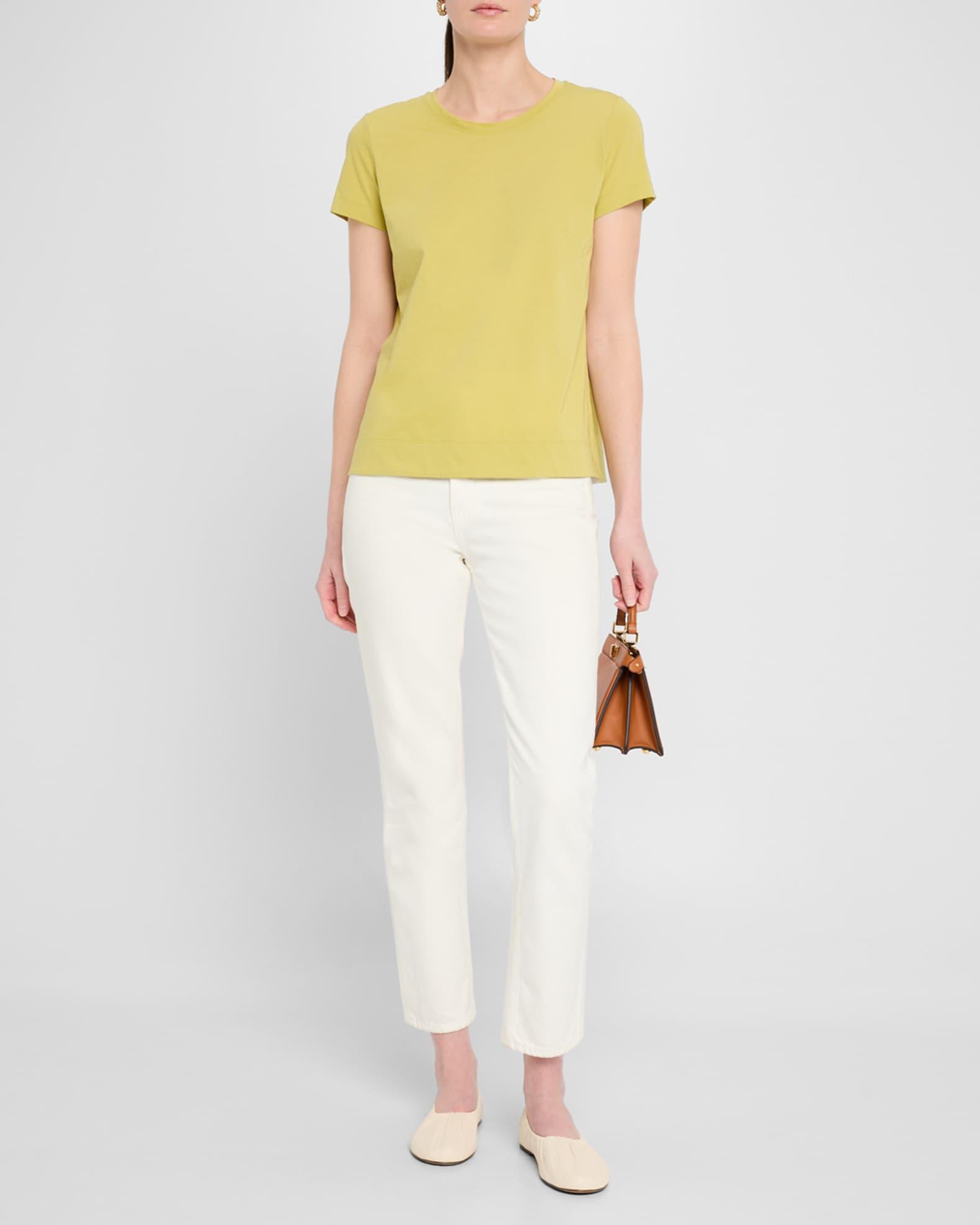 Modern Short-Sleeve Cotton Jersey Tee Product Image