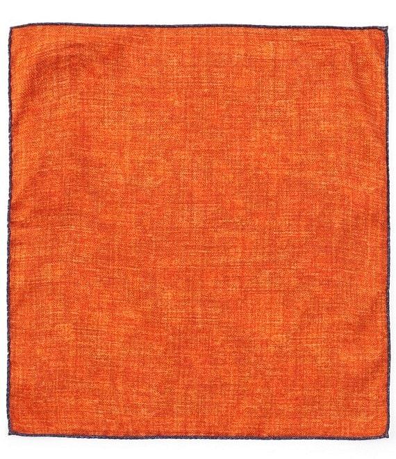 Edward Armah Floral Reversible Silk Pocket Square Product Image