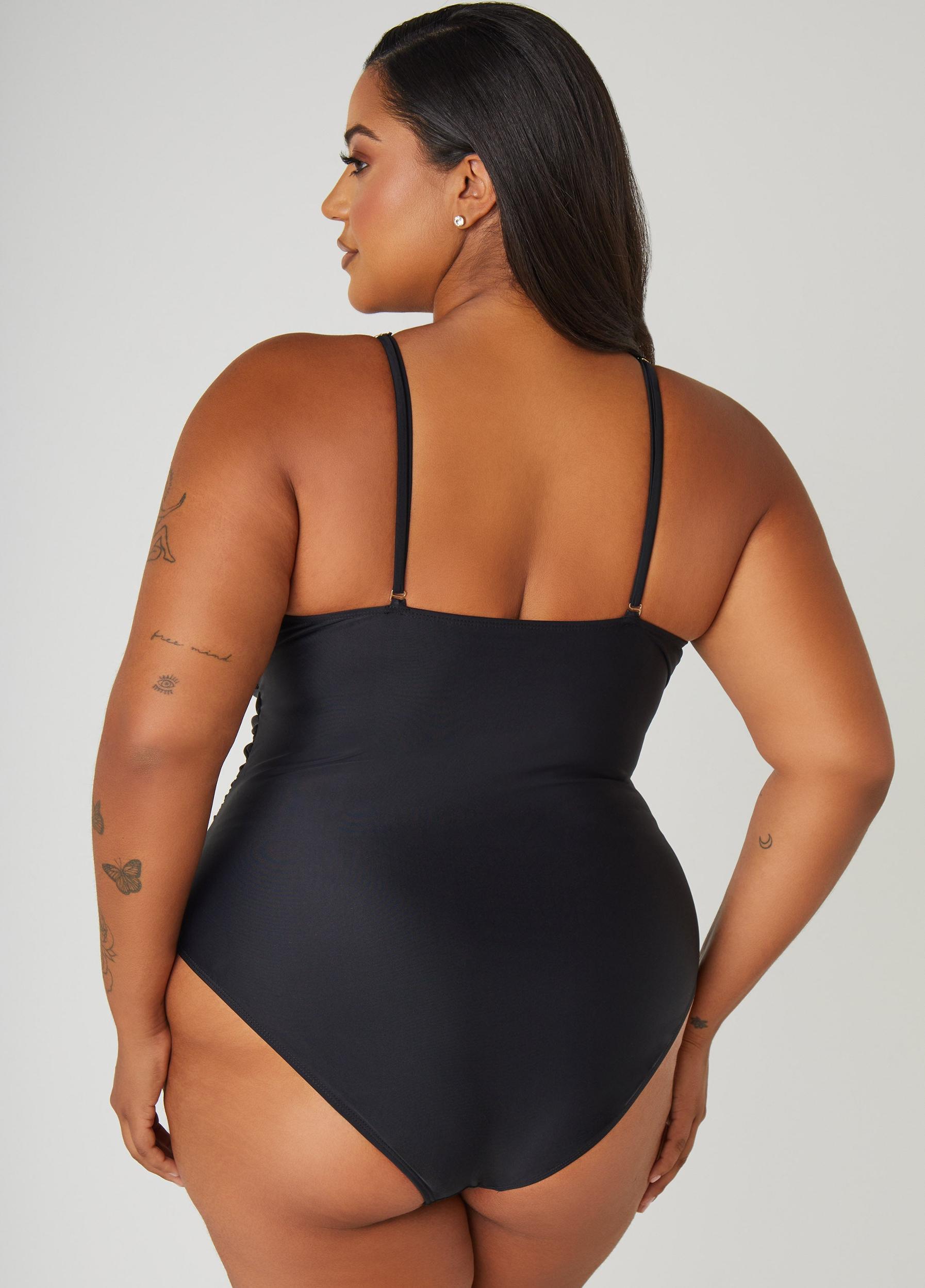 Nicole Miller Beaded Swimsuit Product Image