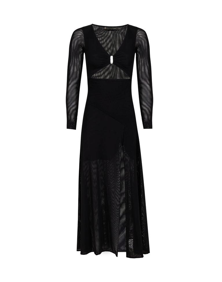 Yarin Long Dress - Black Product Image