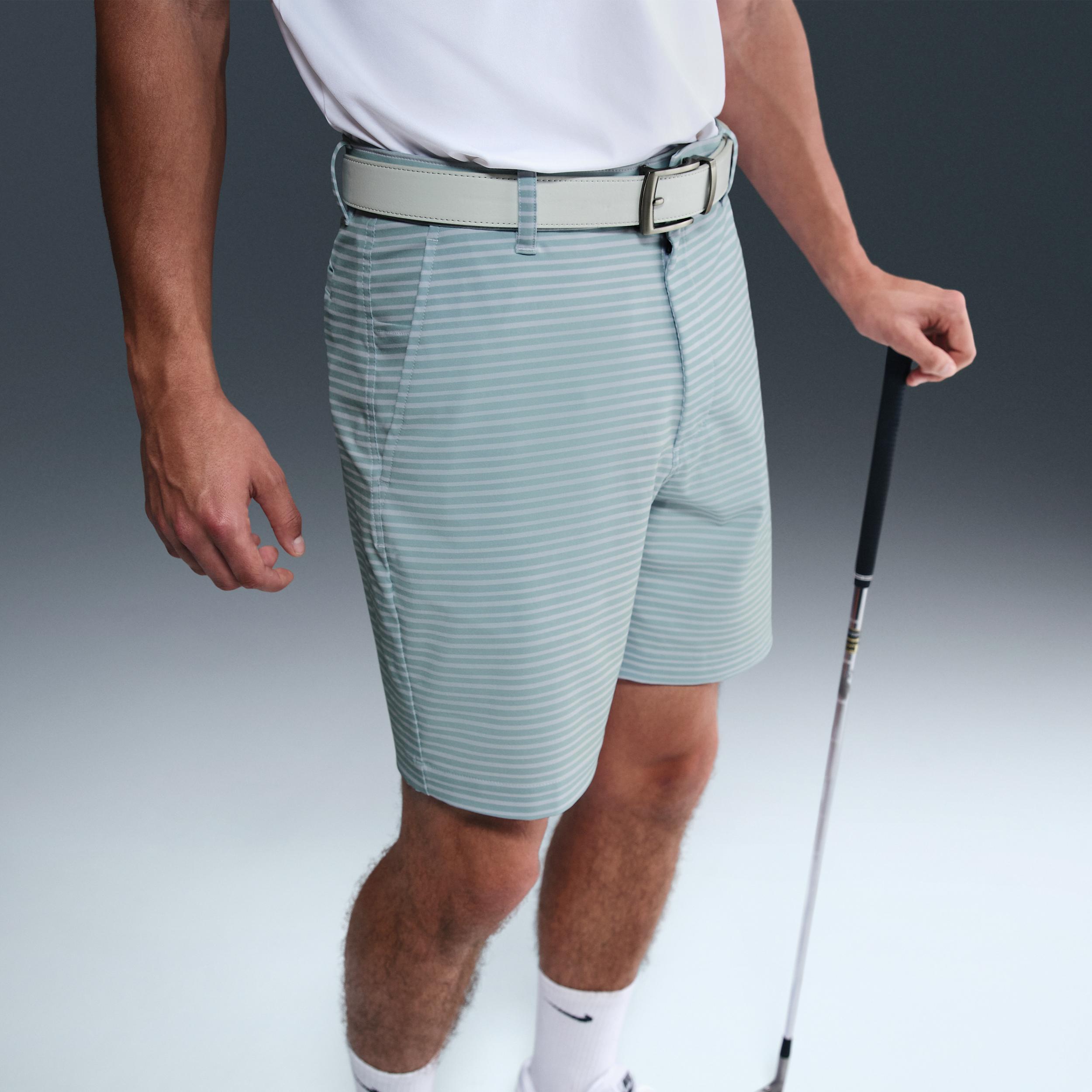 Nike Mens Victory+ Dri-FIT Striped Golf Shorts | FZ7464-085 Product Image