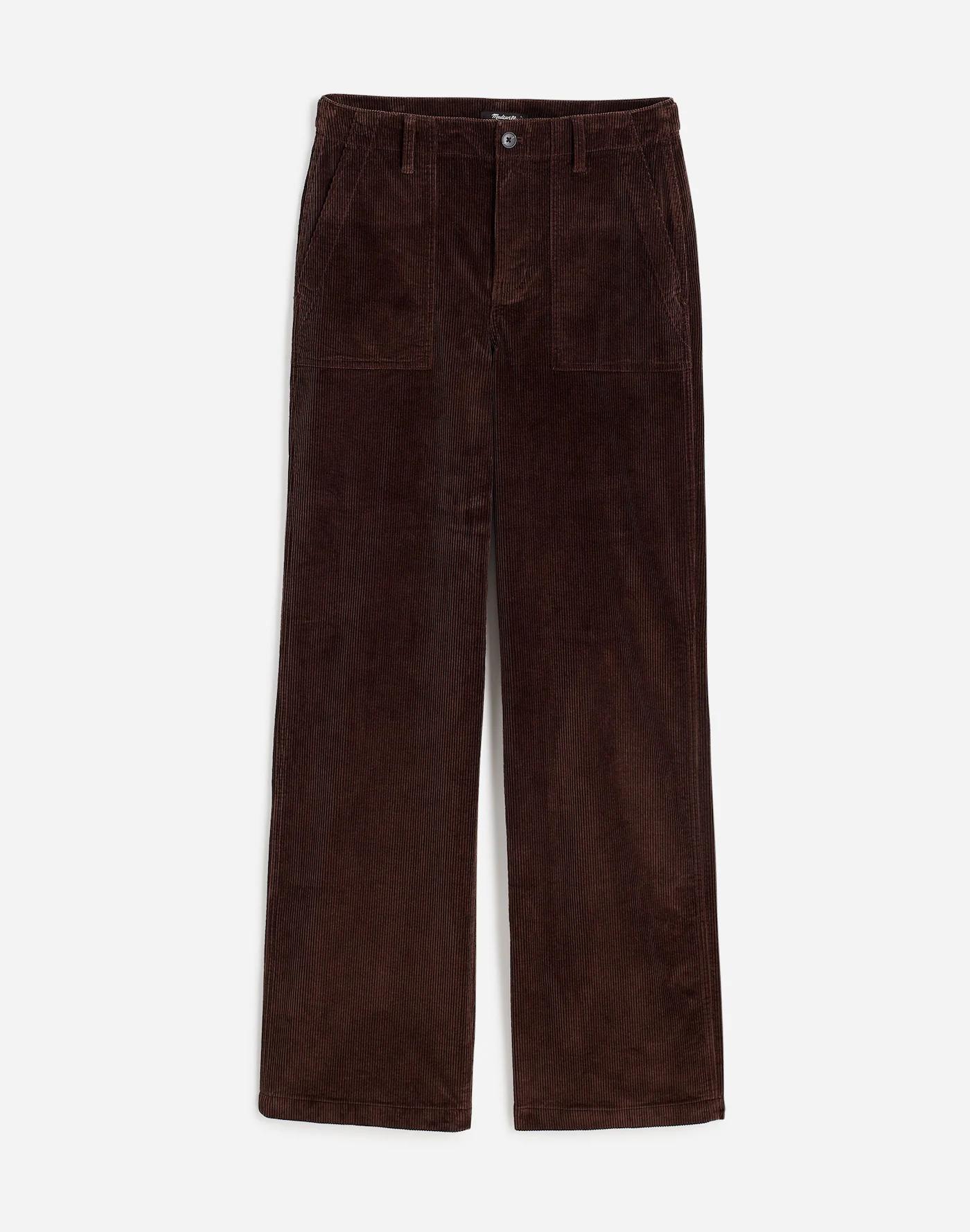 Low-Slung Baggy Utility Pants in Corduroy Product Image