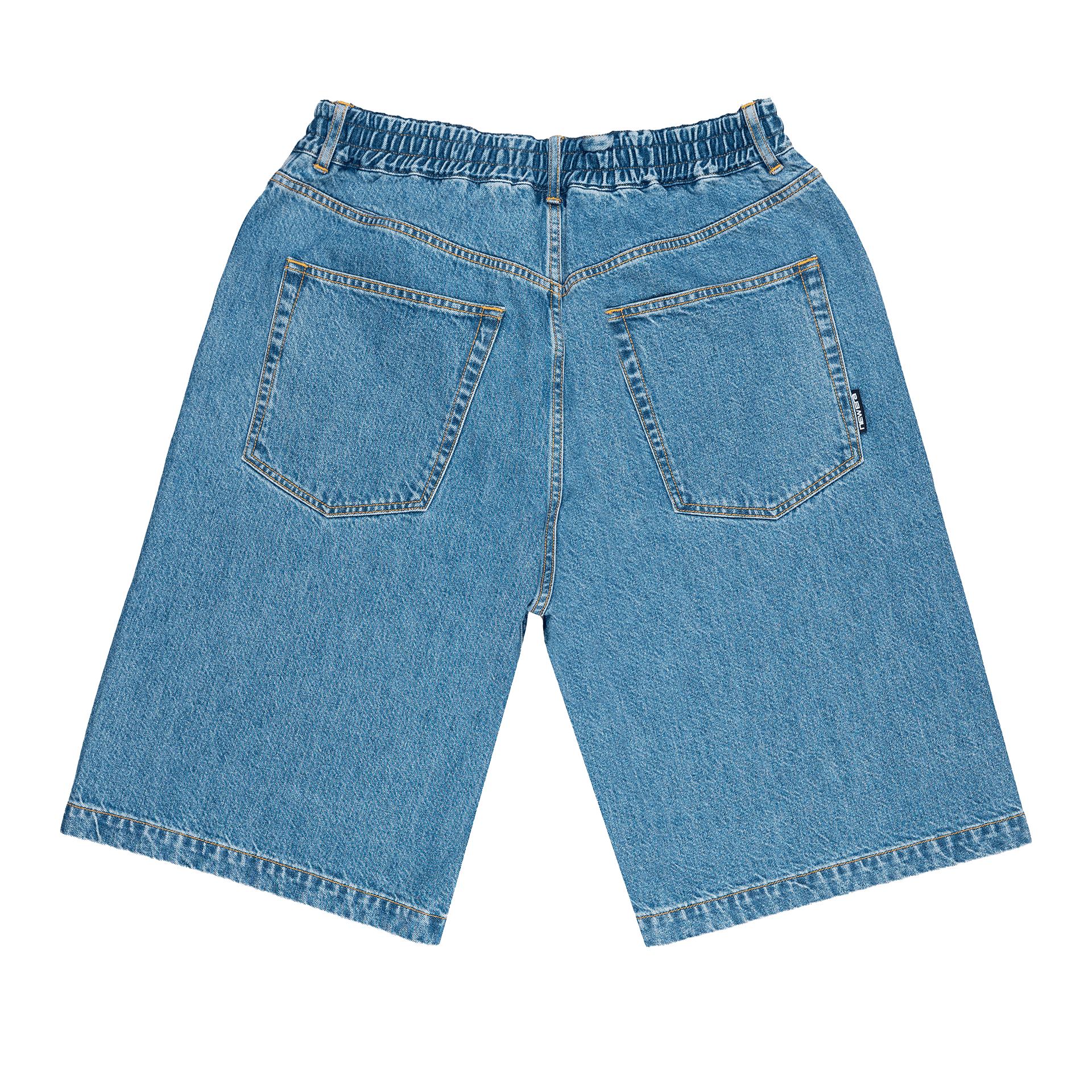 New Era Branded Warehouse Navy Jean Shorts Male Product Image