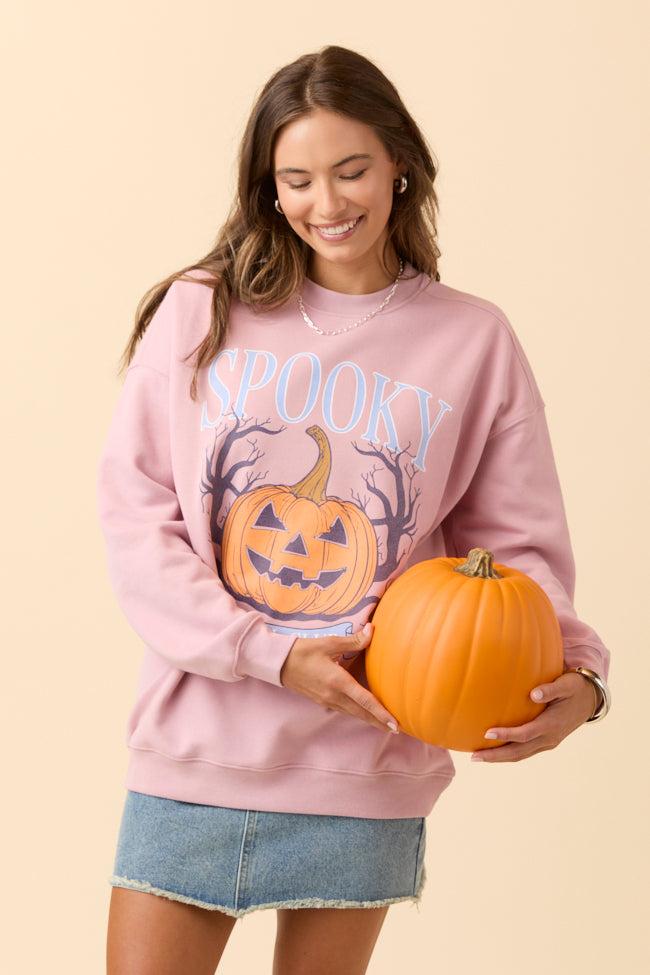 Spooky Social Club Mauve Graphic Sweatshirt Product Image
