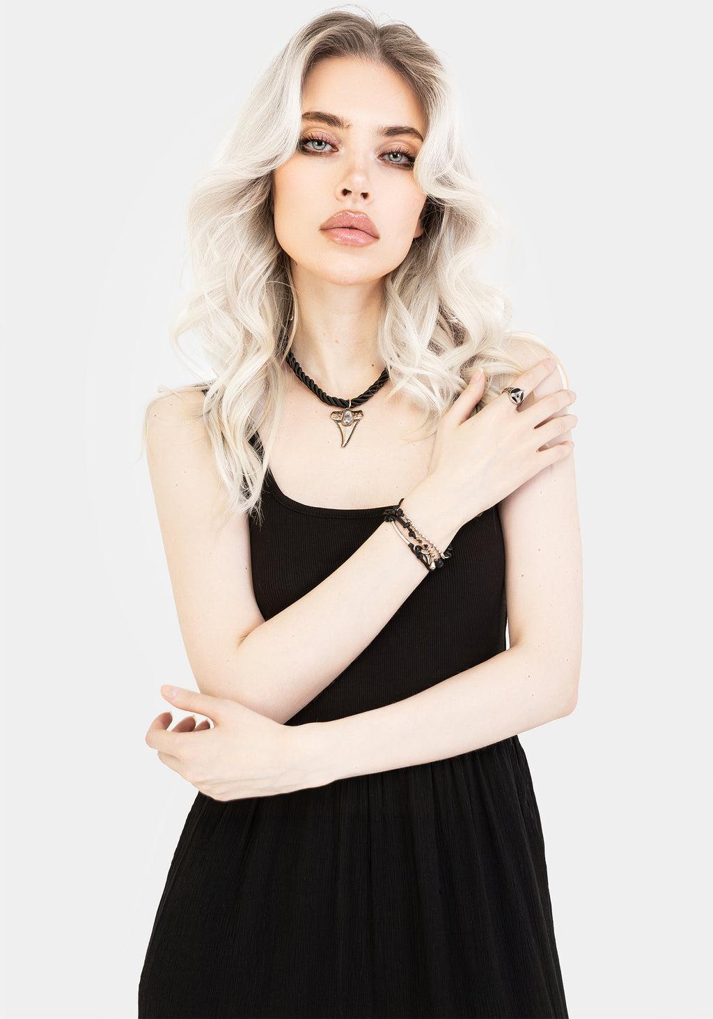 Shark Tooth Rope Necklace Product Image